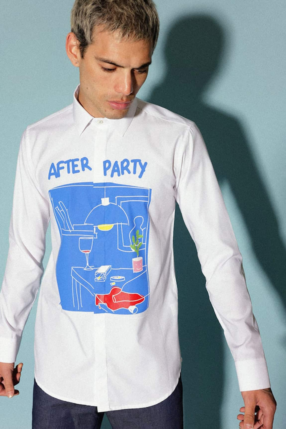 Sahil Aneja After Party Print Shirt