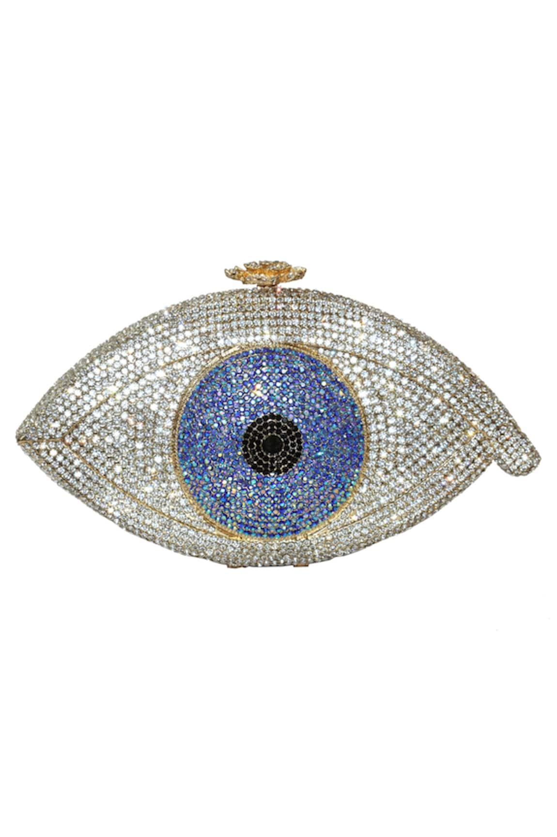 Crystal Craft Evil Eye Shaped Clutch