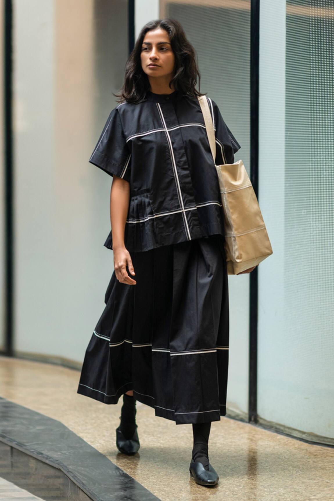 Leh Studios Pleated Skirt