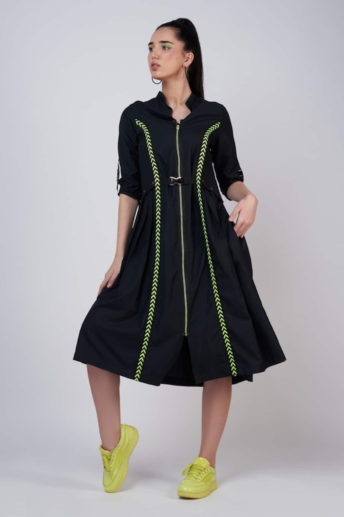 Krati Jain Tape Embellished Dress