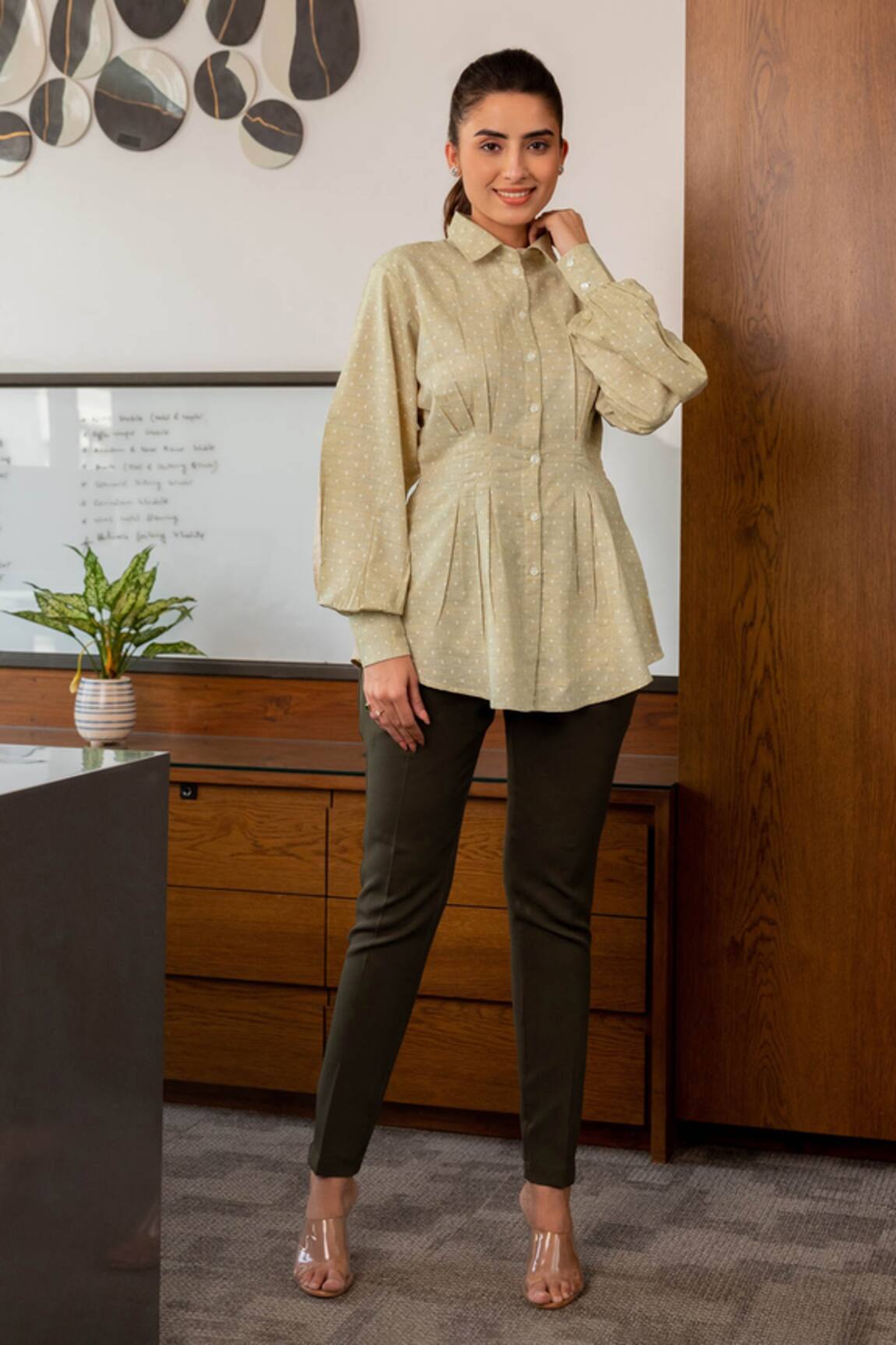 B'Infinite Dot Pattern Shirt