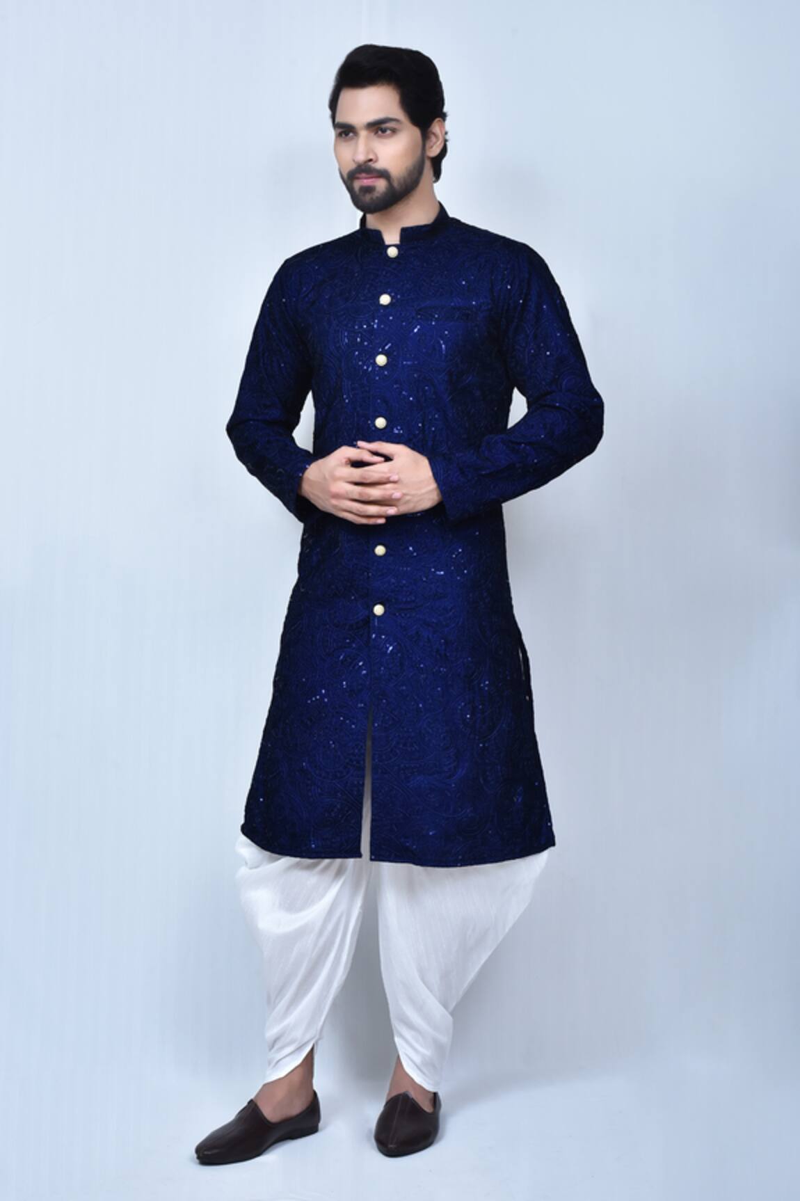 Arihant Rai Sinha Thread Embroidered Kurta Set 