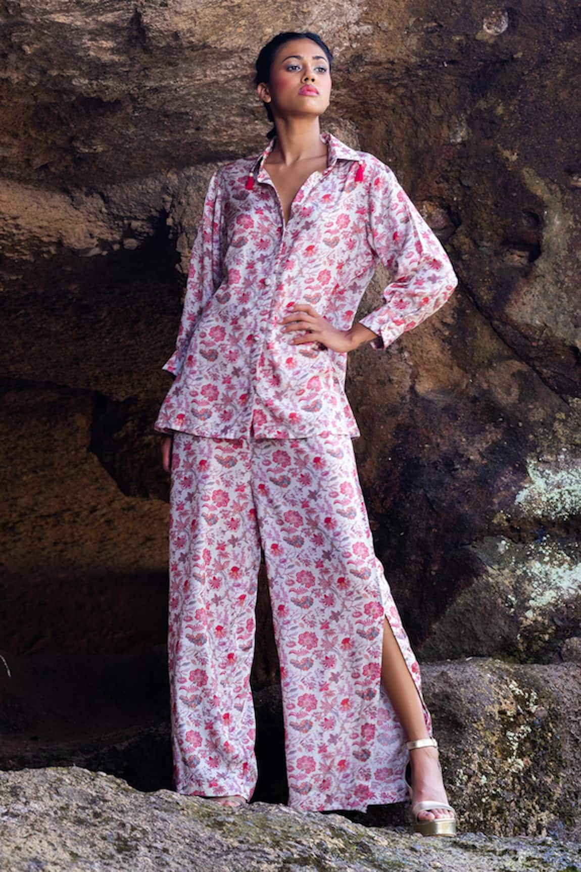 Yogita Kadam Floral Print Co-ord Set