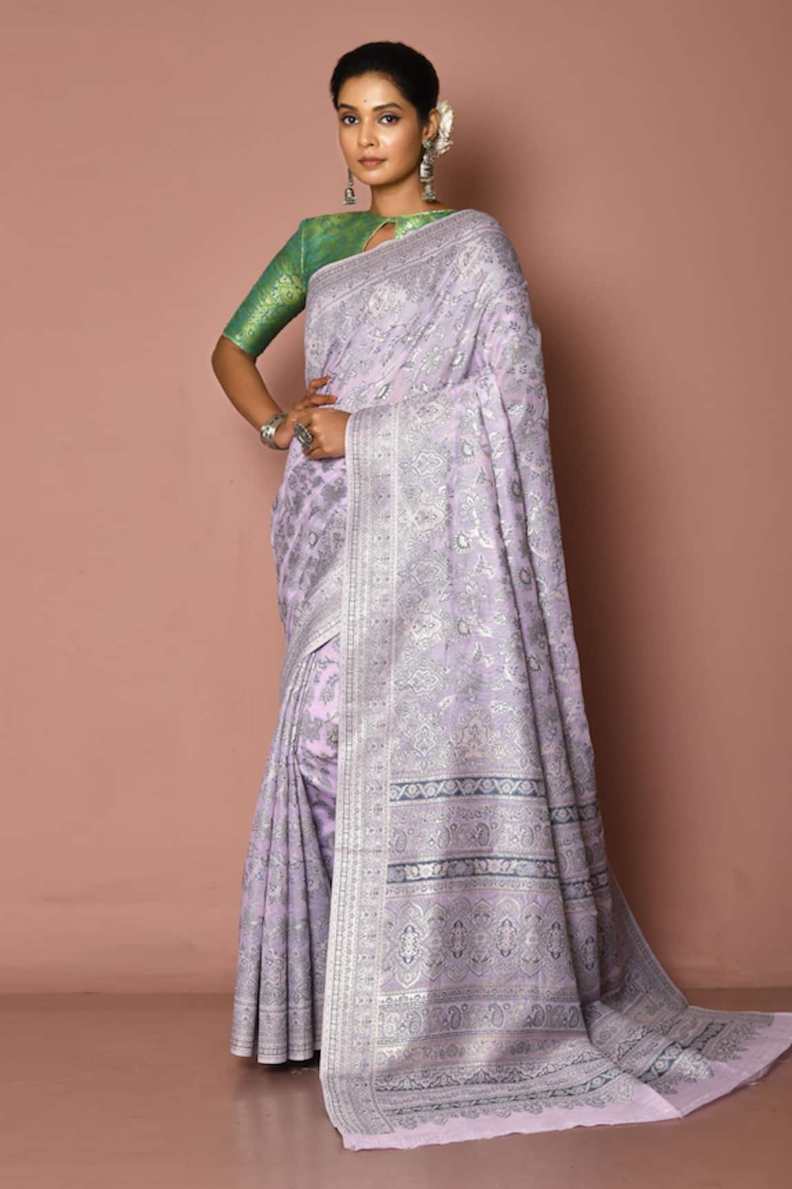 Samyukta Singhania Bloom & Paisley Pattern Saree