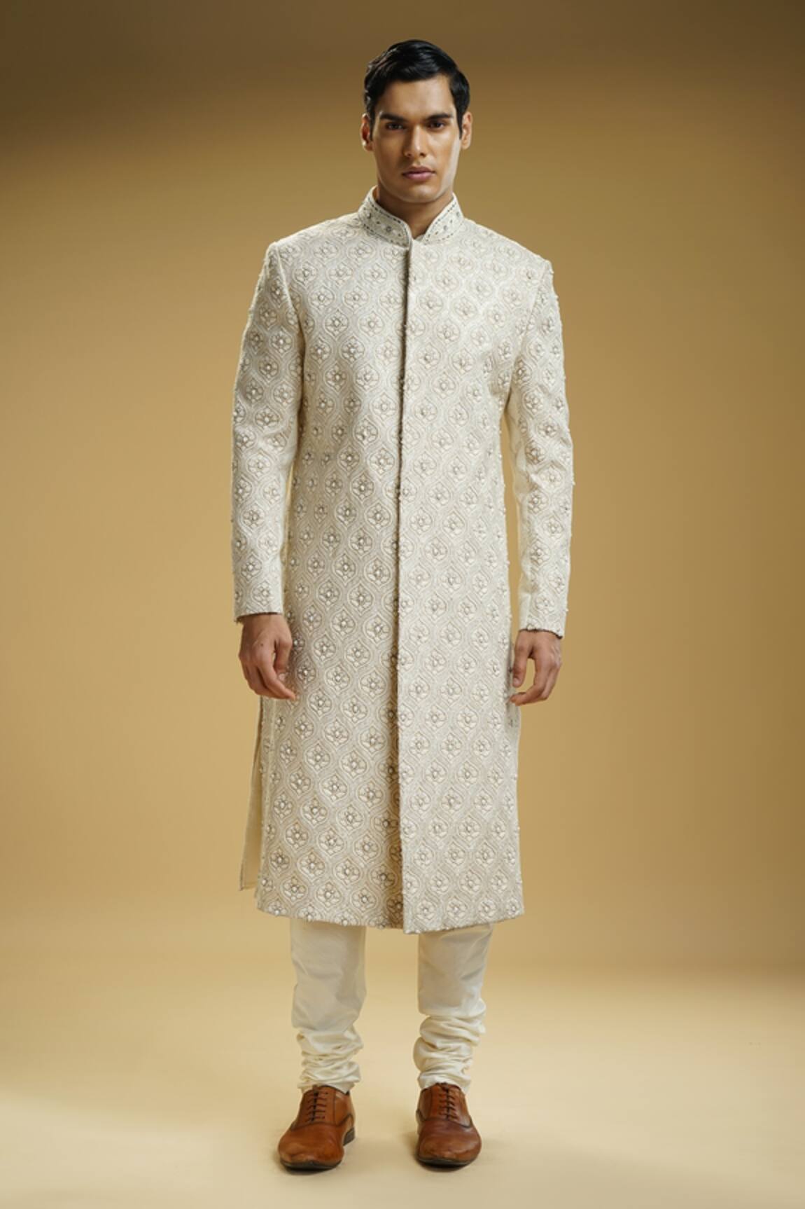 Kommal Sood Jaal Embroidered Sherwani Set