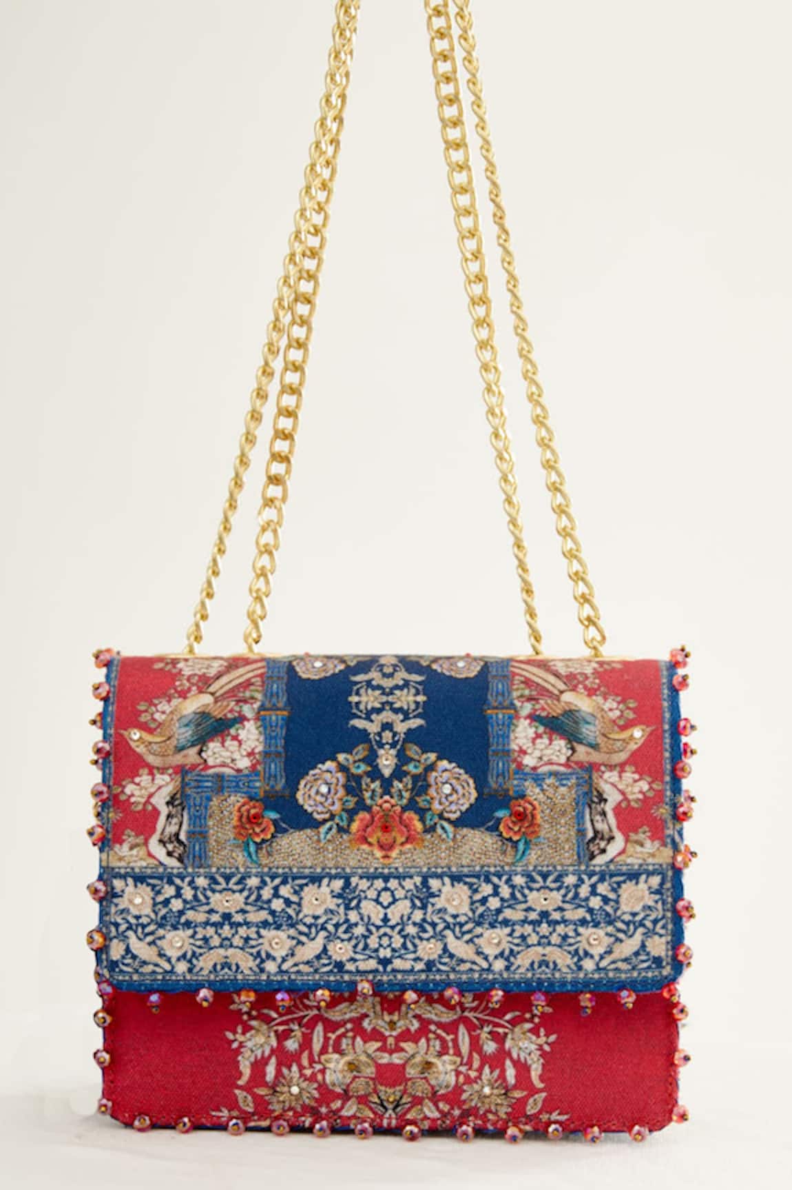 The Garnish Company Airi Japanese Floral Print Sling Bag