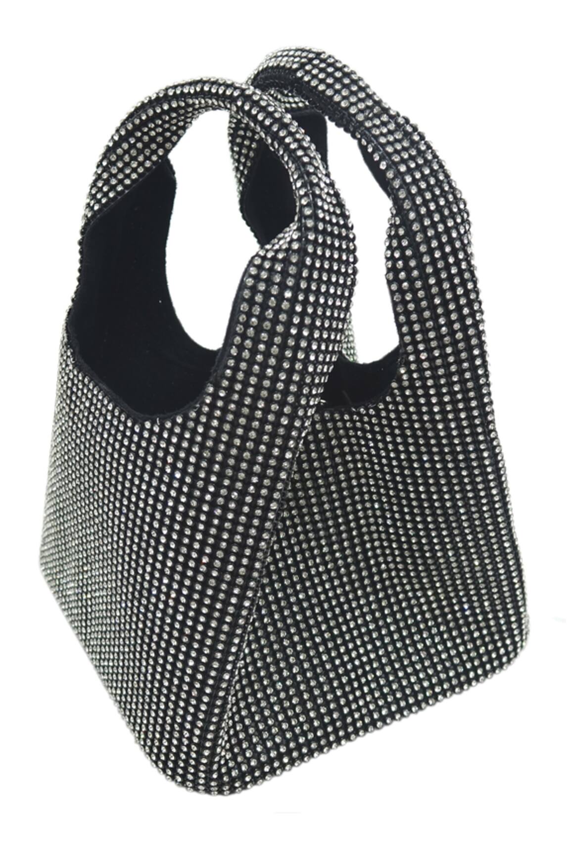 Trov Glitz Rectangle Shaped Bucket Bag 