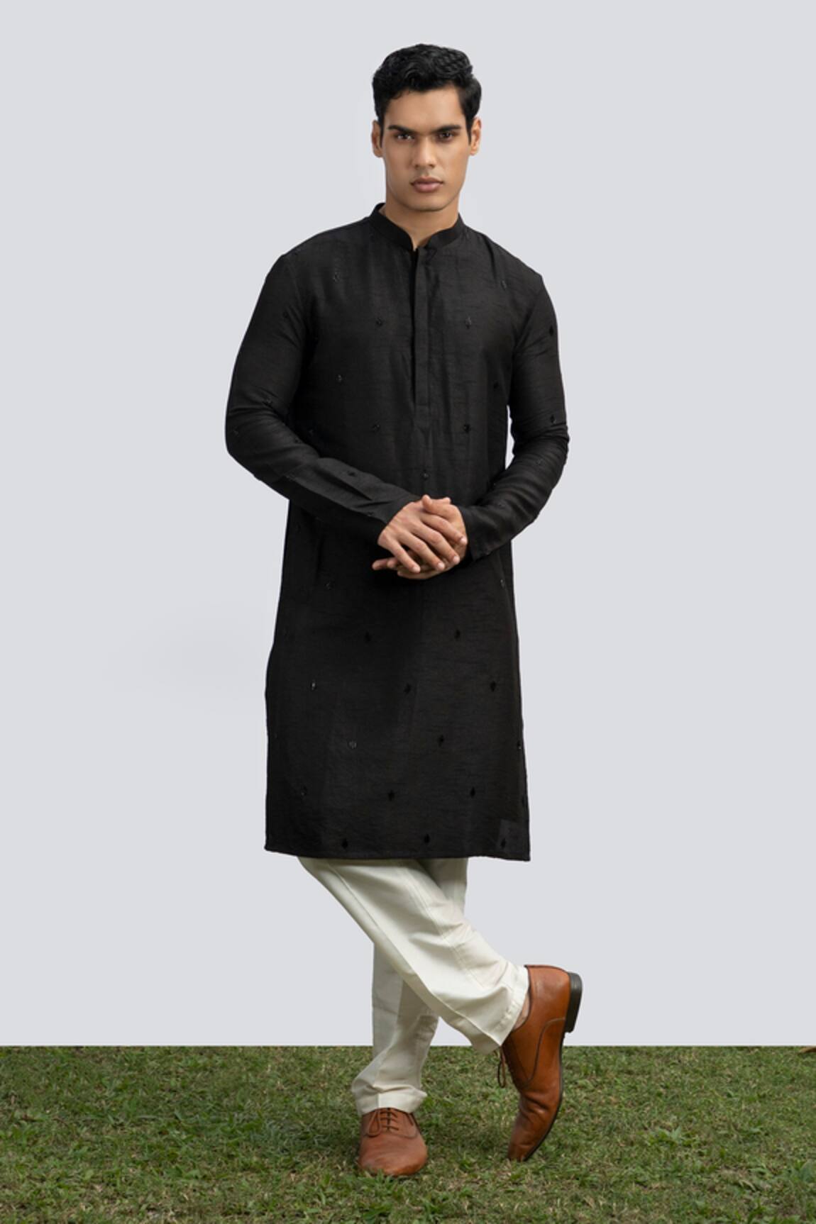 Kaka Calcutta Embroidered Kurta Set