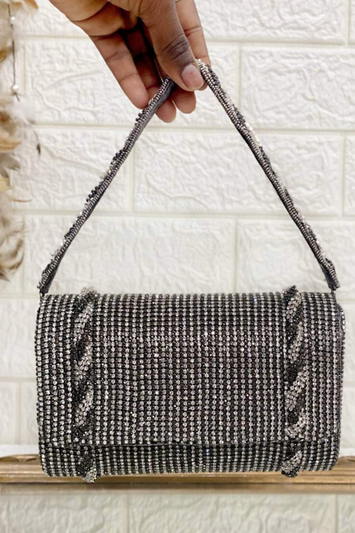 Kainiche By Mehak Sequin Embellished Clutch