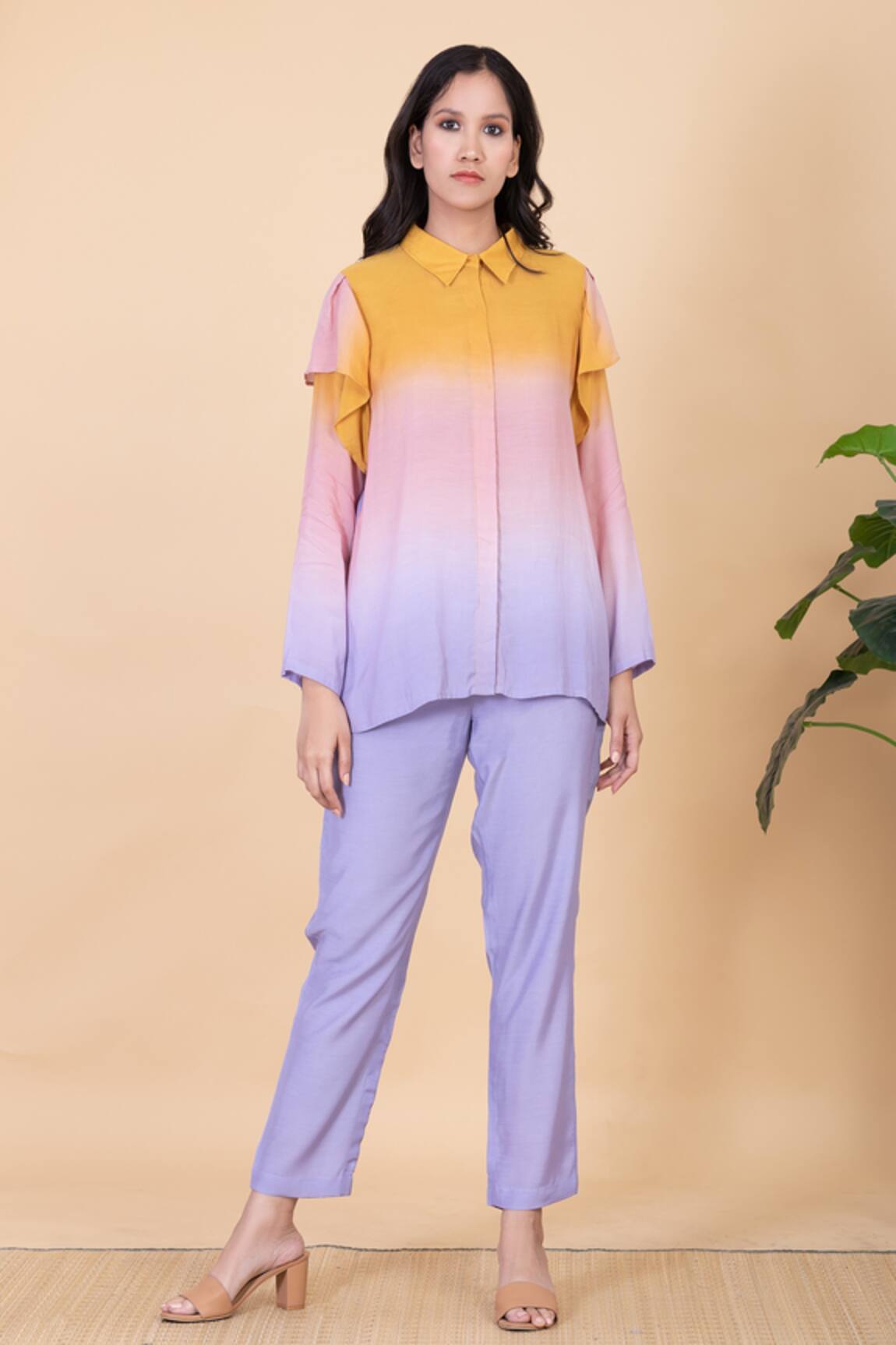 Chambray & CO. Acai Ombre Shirt & Pant Set