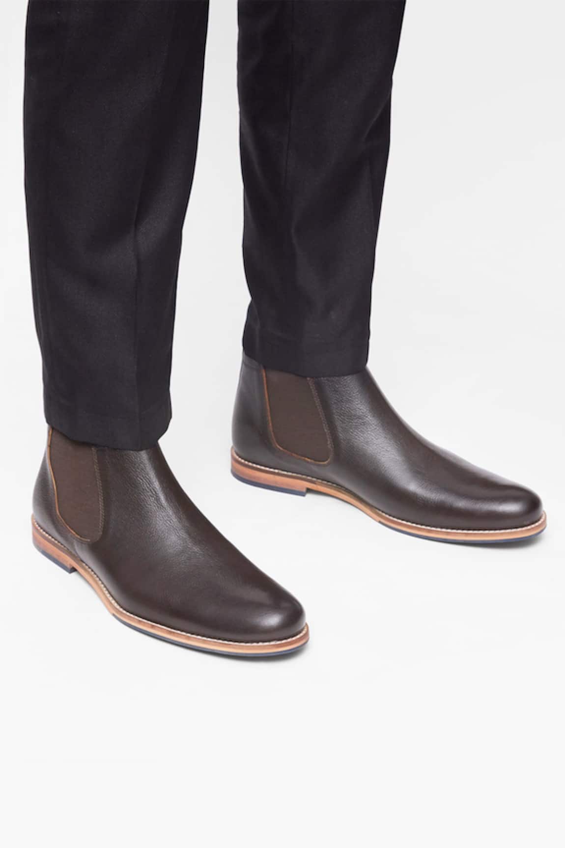 Hats Off Accessories Genuine Leather Chelsea Boots
