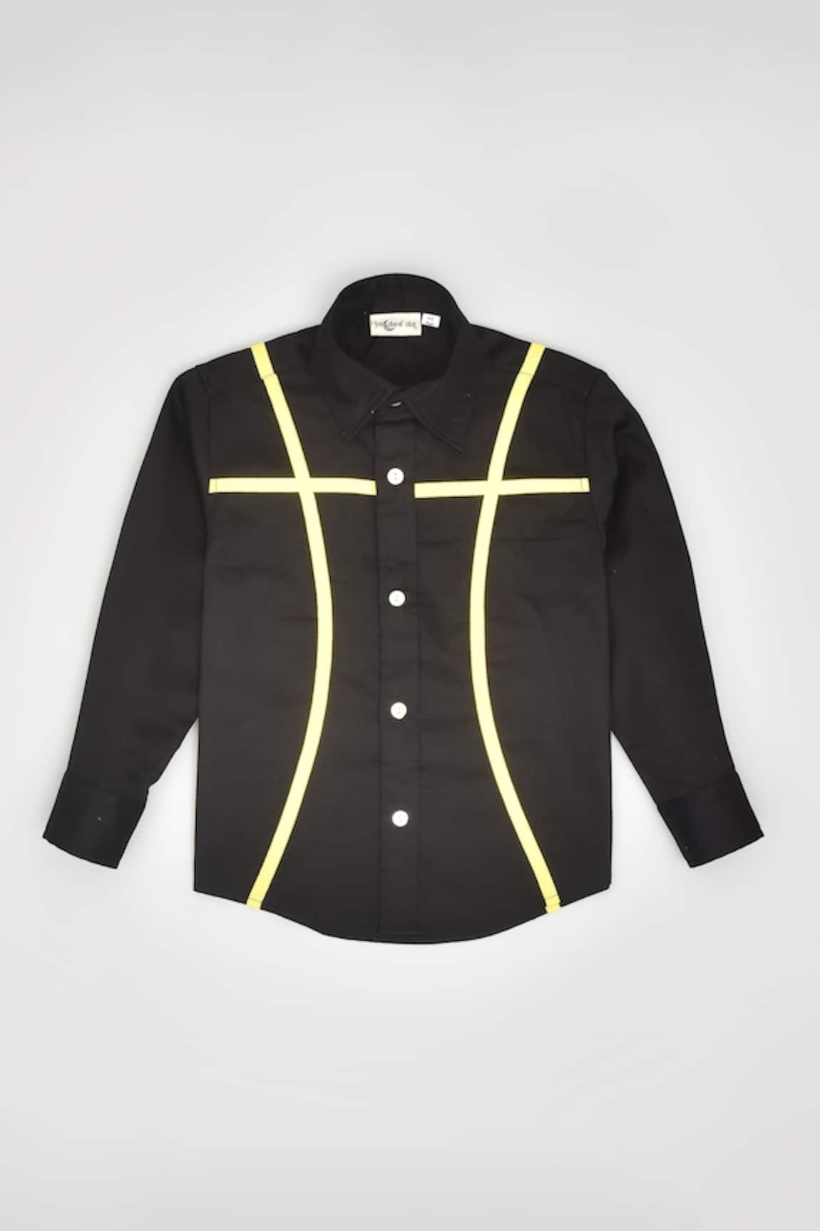 LA Dee DA Cotton Stripe Pattern Shirt