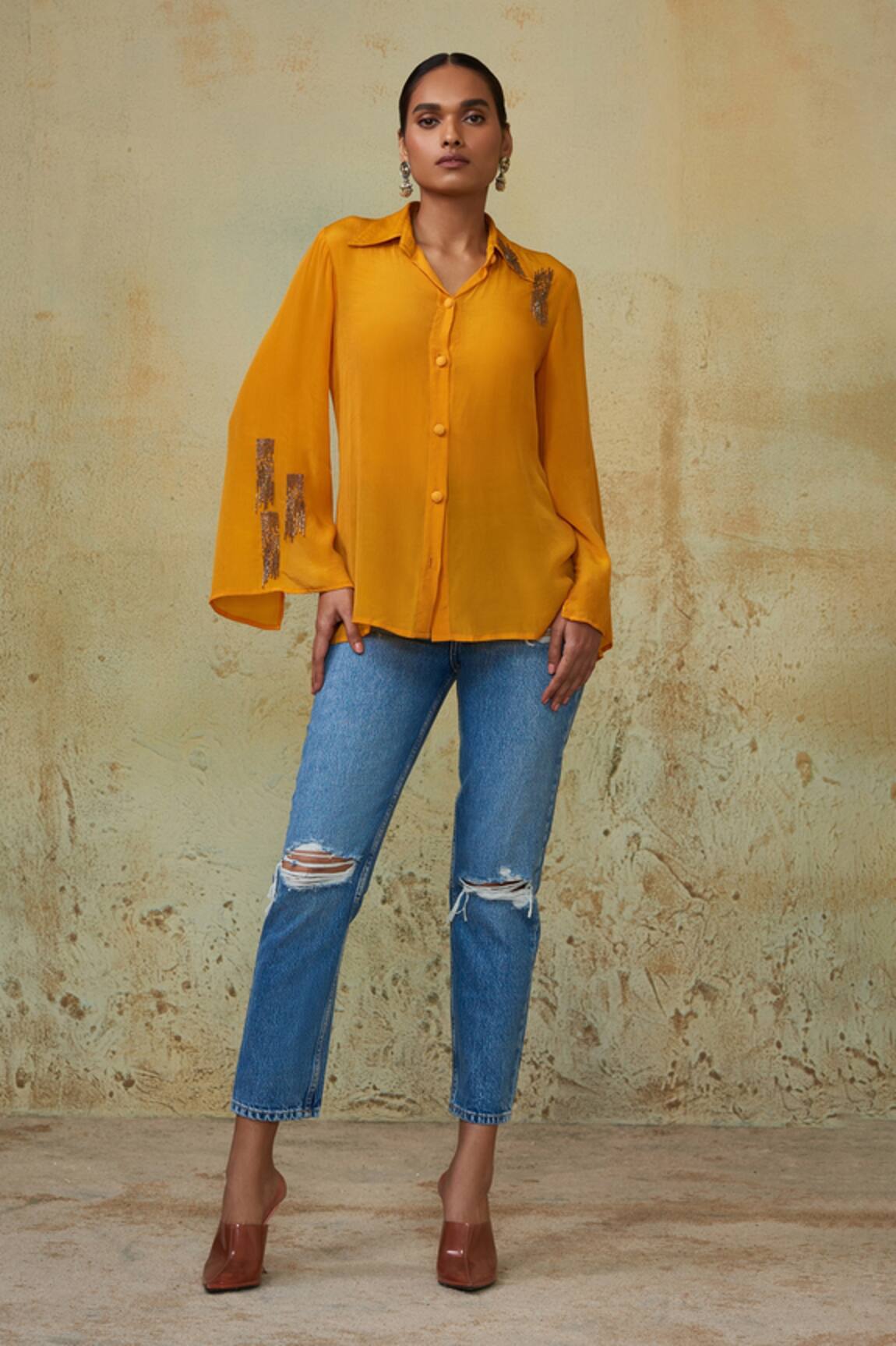 Style Junkiie Embellished Shirt 