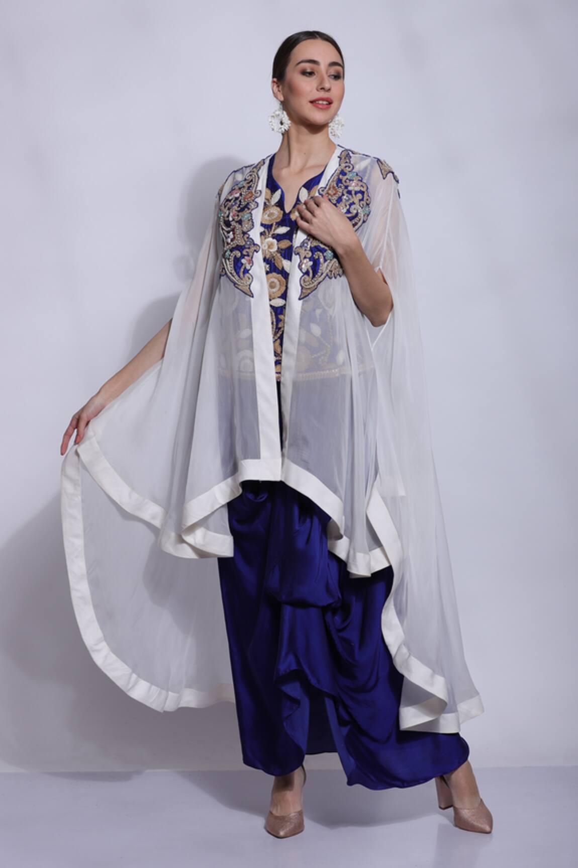 Sonali Gupta Hand Embroidered Jacket & Skirt Set 