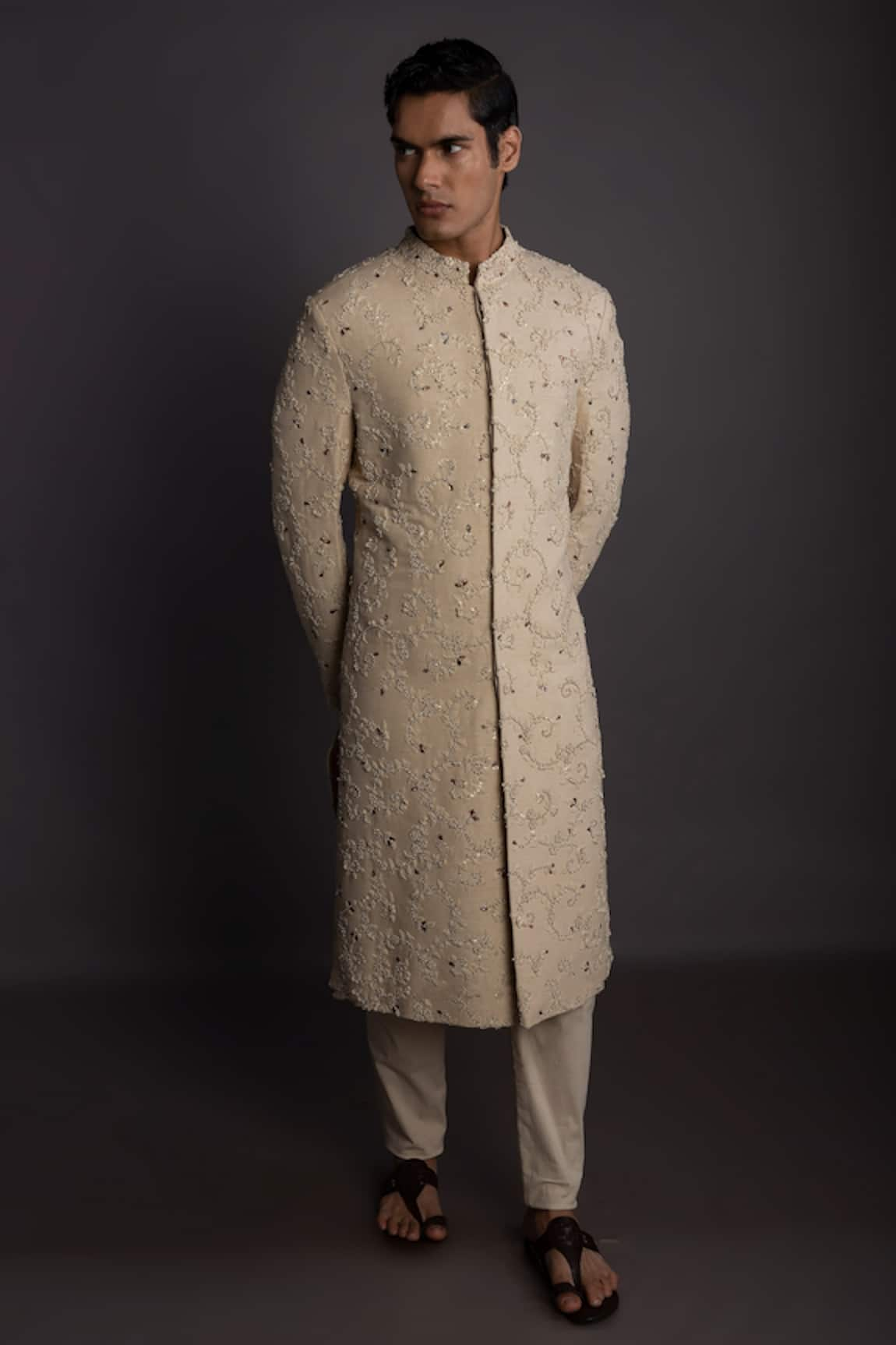 GRAM OF INK Kadai Sherwani Set