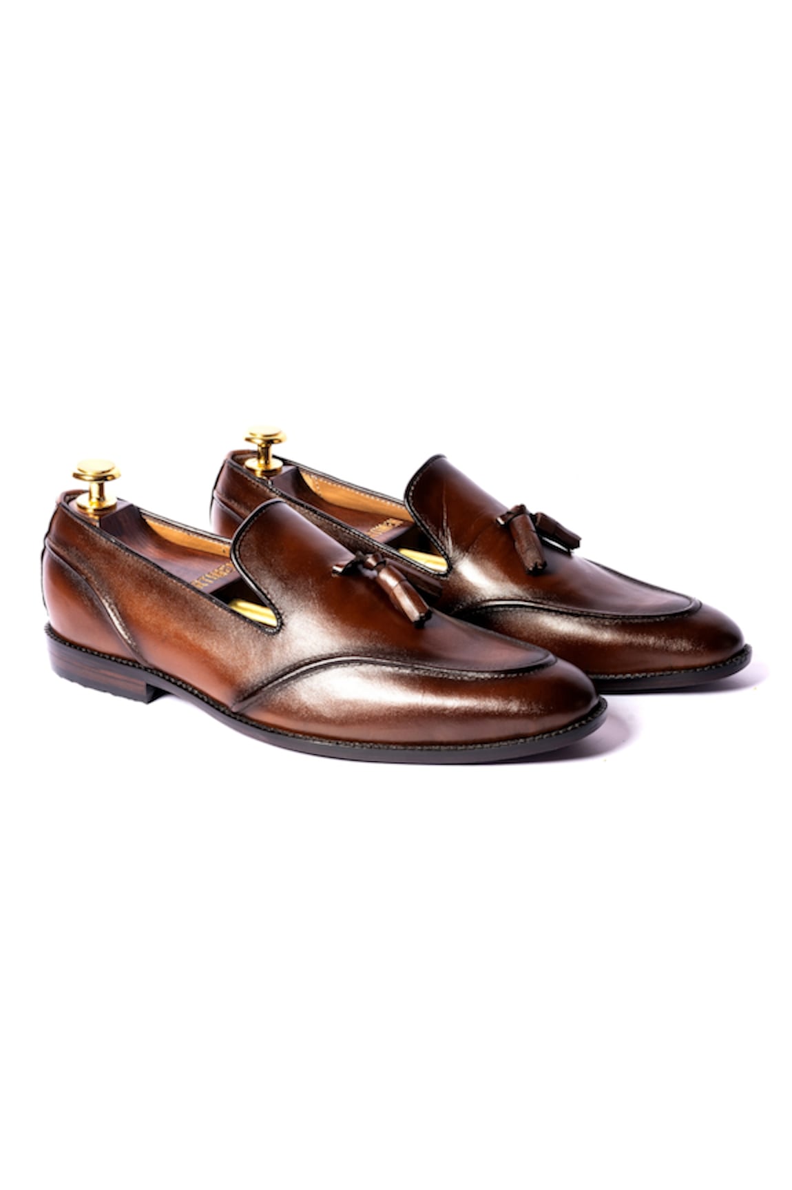 Artimen Leather Round Toe Loafers