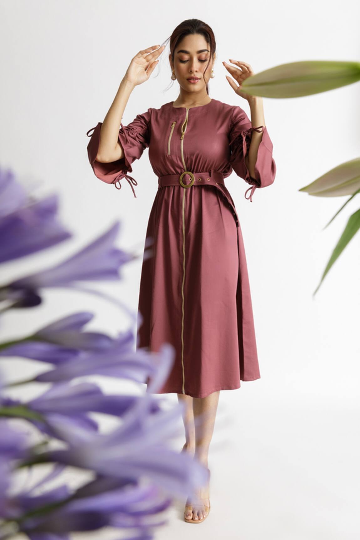 Veera Wear Cotton Chrysanthemum Dress