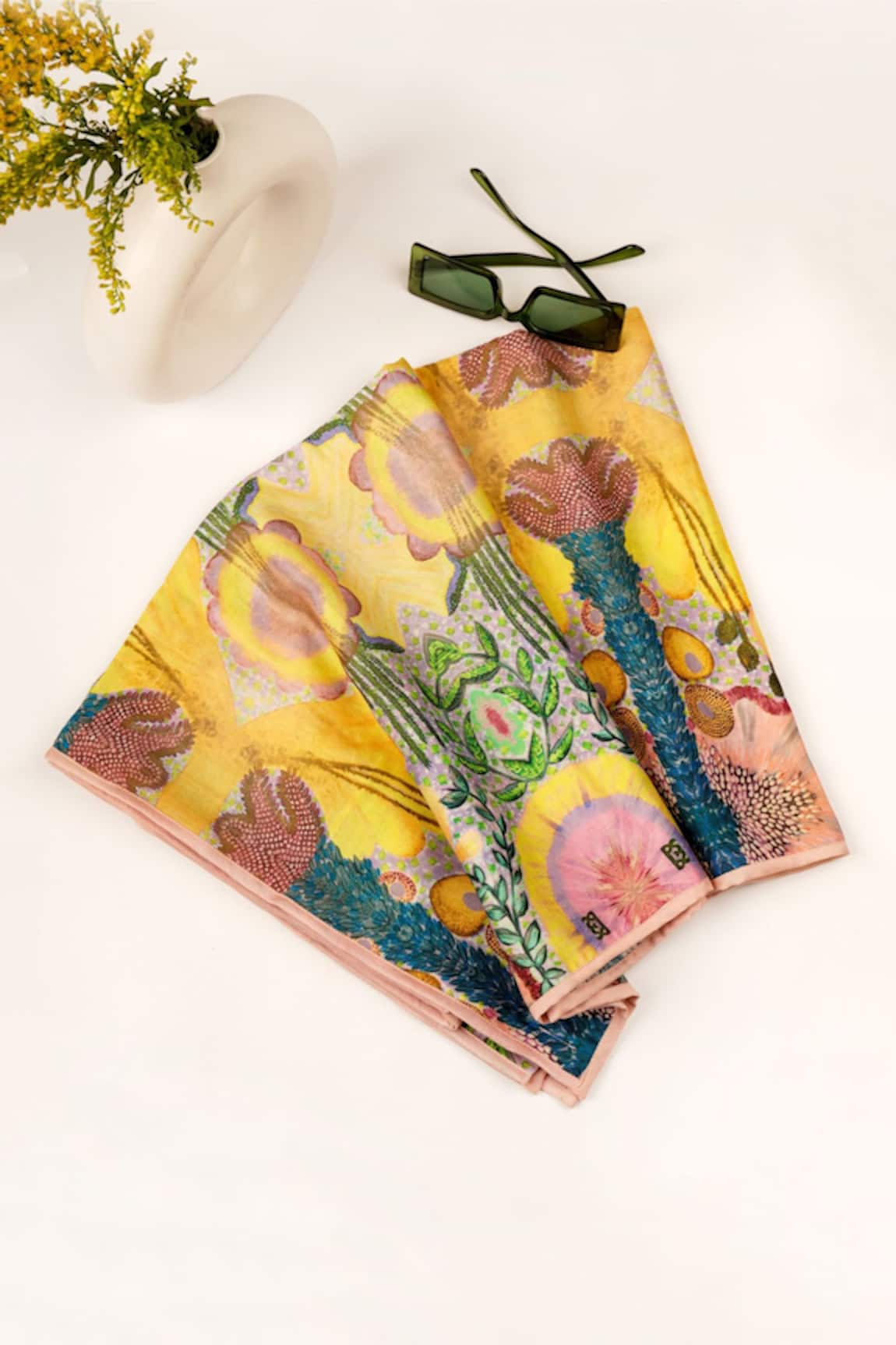 PS Accessories by Payal Singhal Enchanted Print Scarf