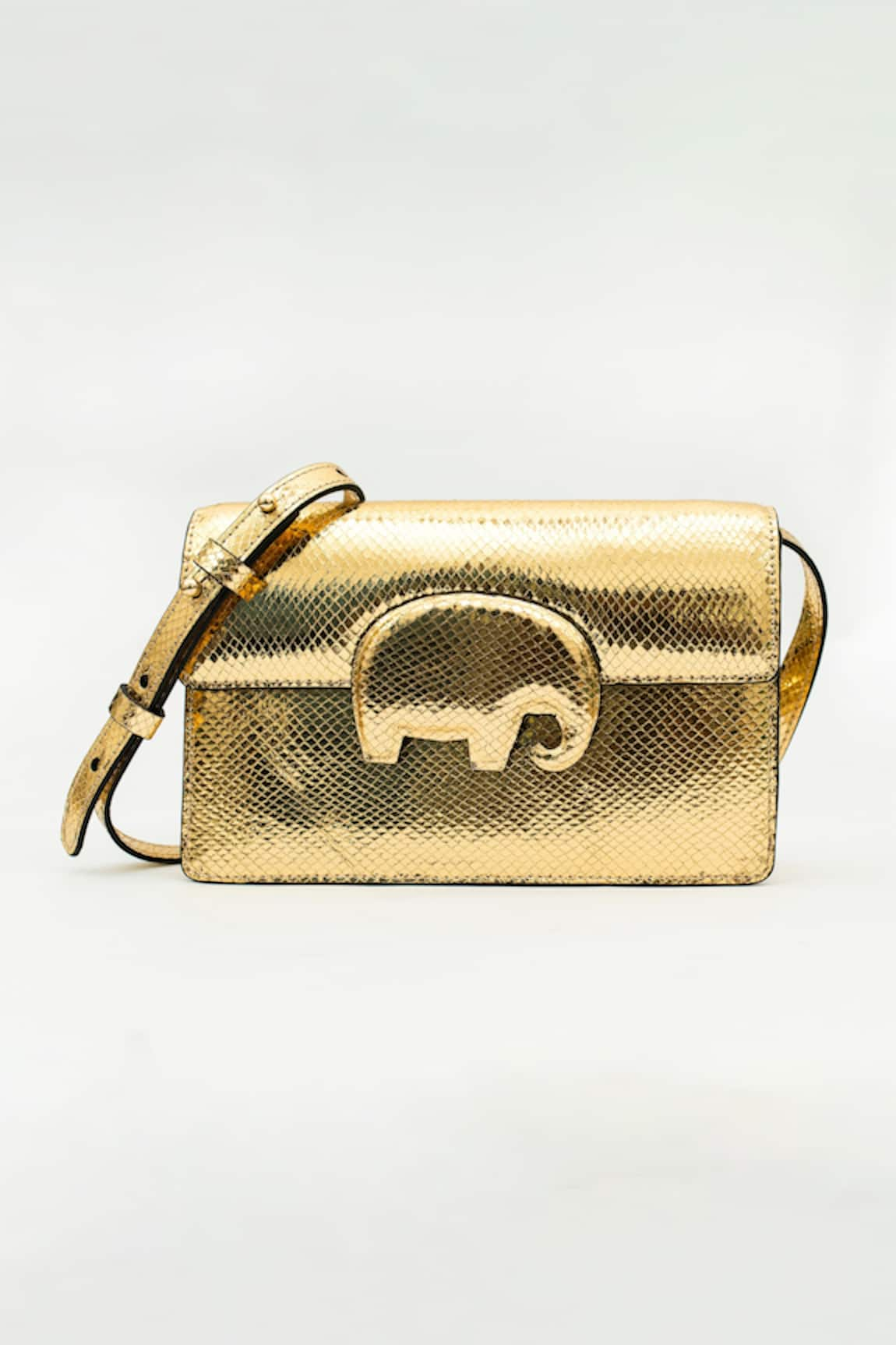 SAURAV GHOSH Mammoth Textured Leather Bag