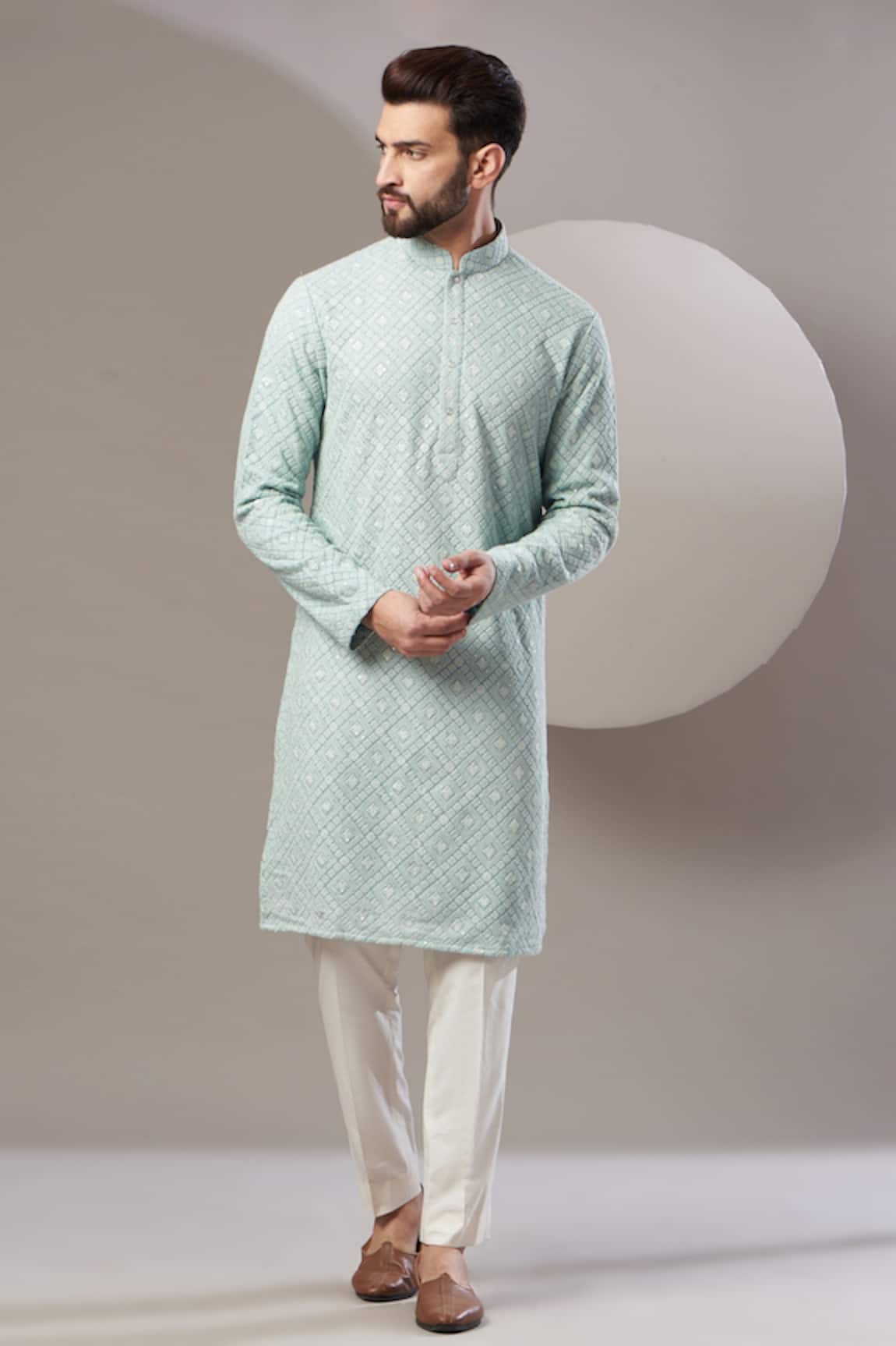 Kasbah Chikankari Kurta