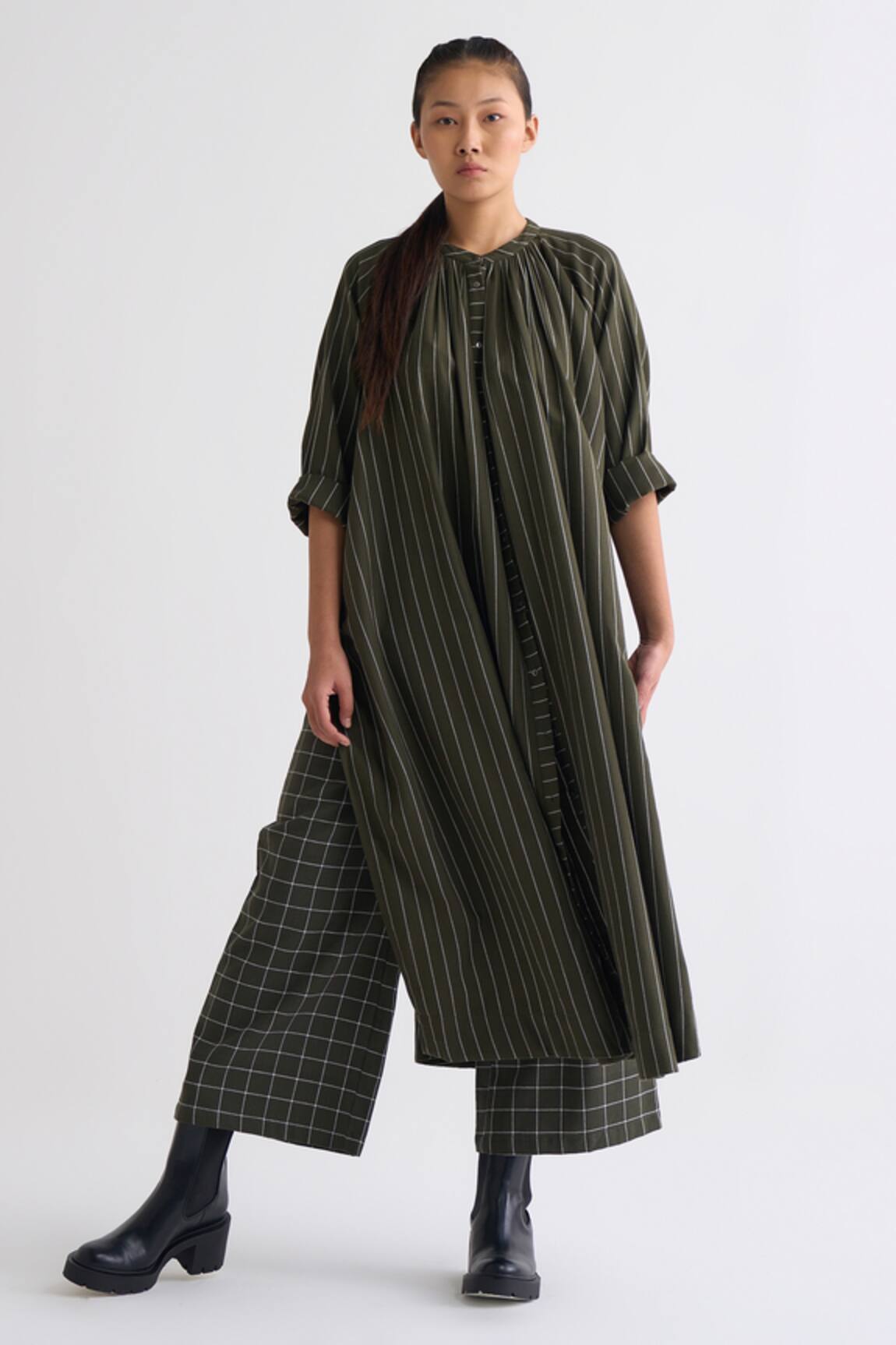 THREE Checkered Broad Pant 