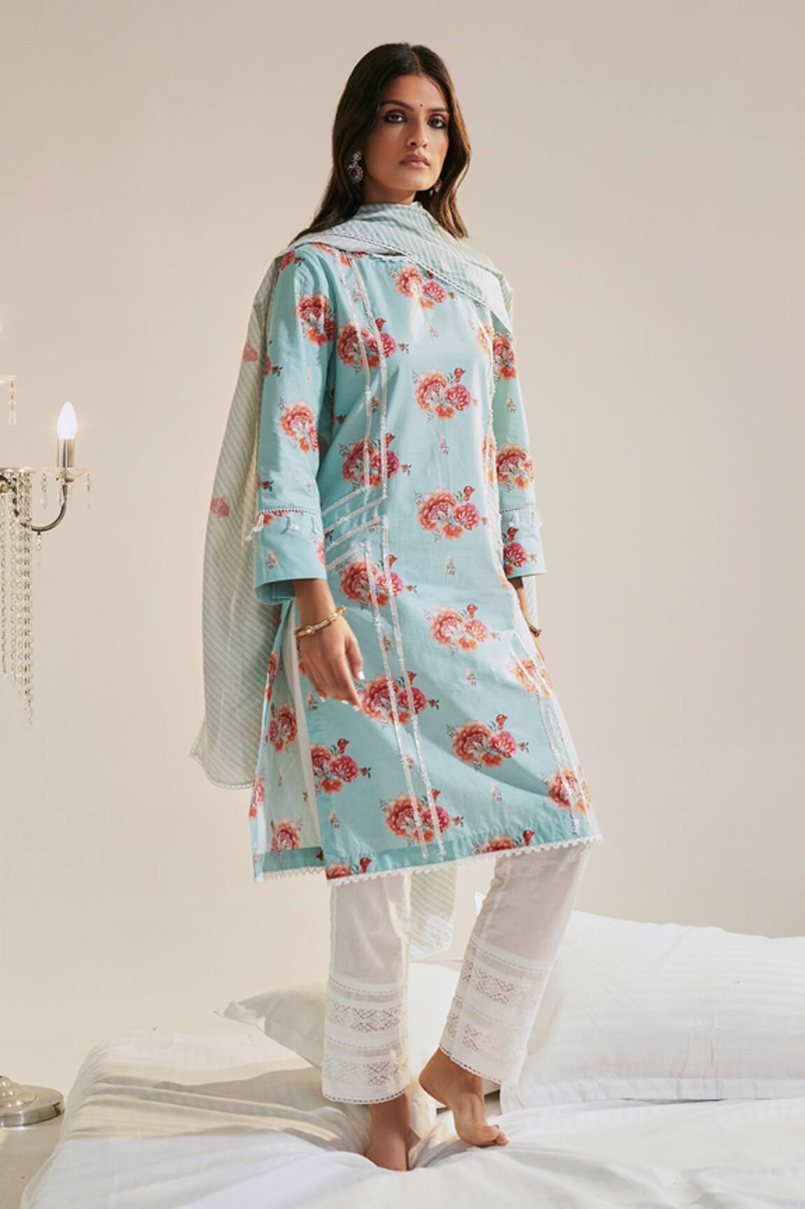 Sage Saga Ruhi Floral Print Kurta