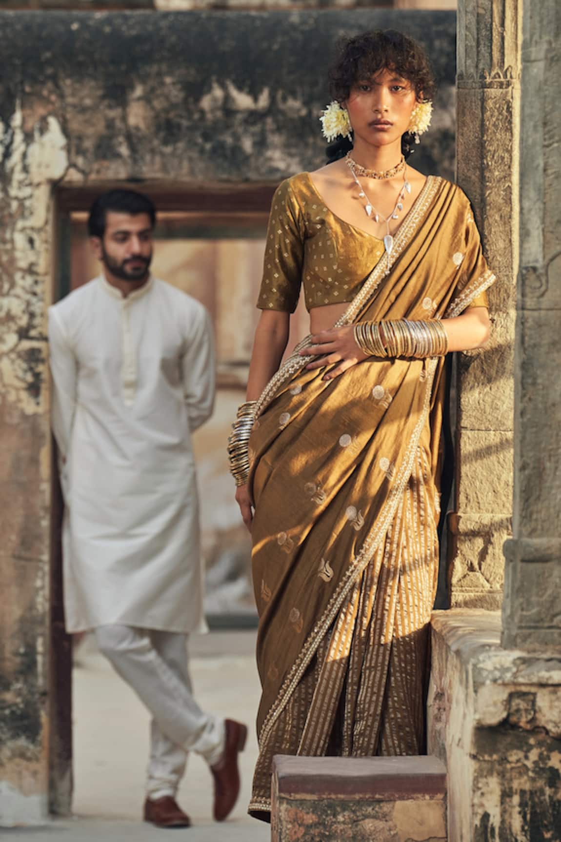 Taisha Pure Katan Silk Blouse 