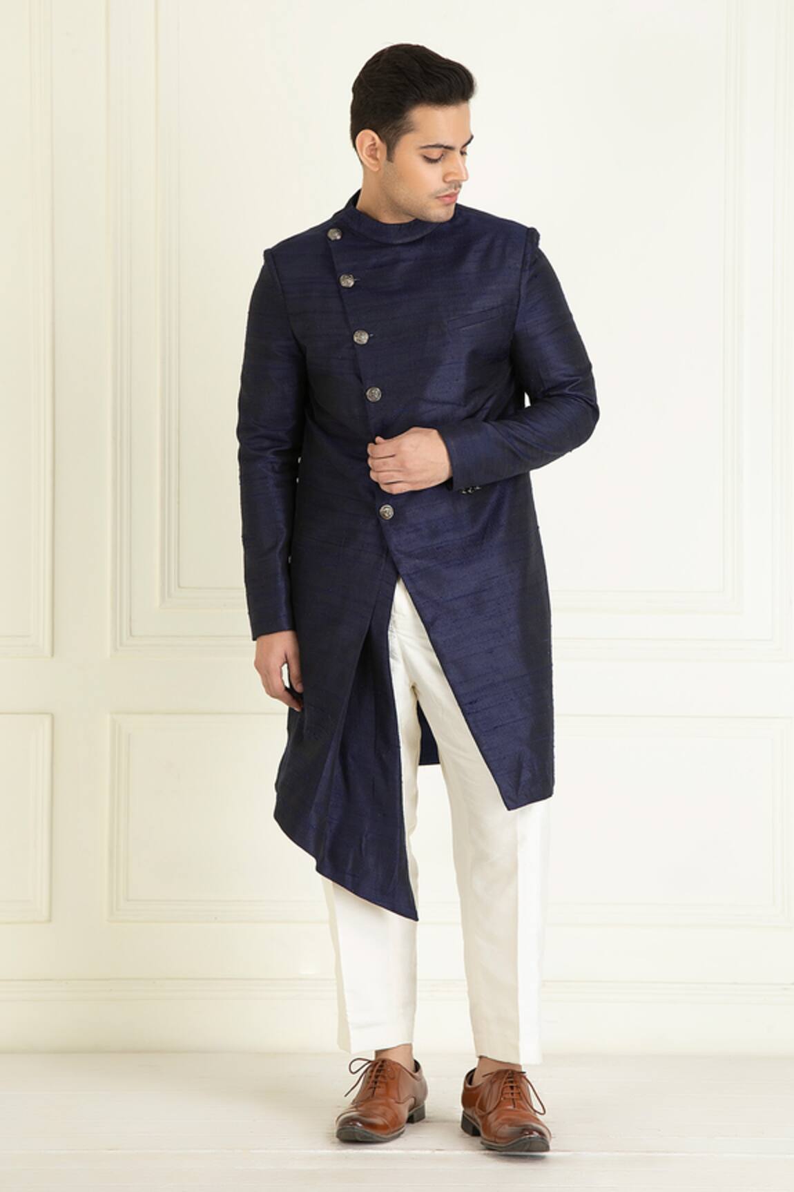 Priyanka Jain Draped Sherwani & Pant Set