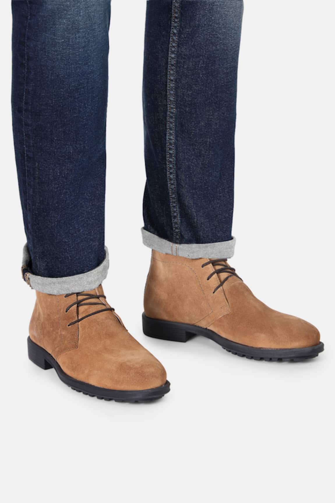 Hats Off Accessories Leather Chukka Boots