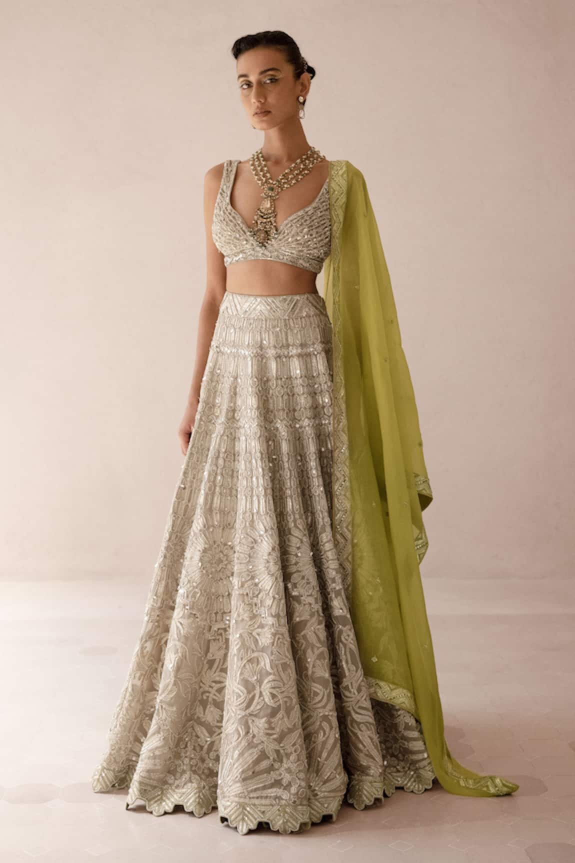 VARUN NIDHIKA Palladio Bridal Lehenga Set