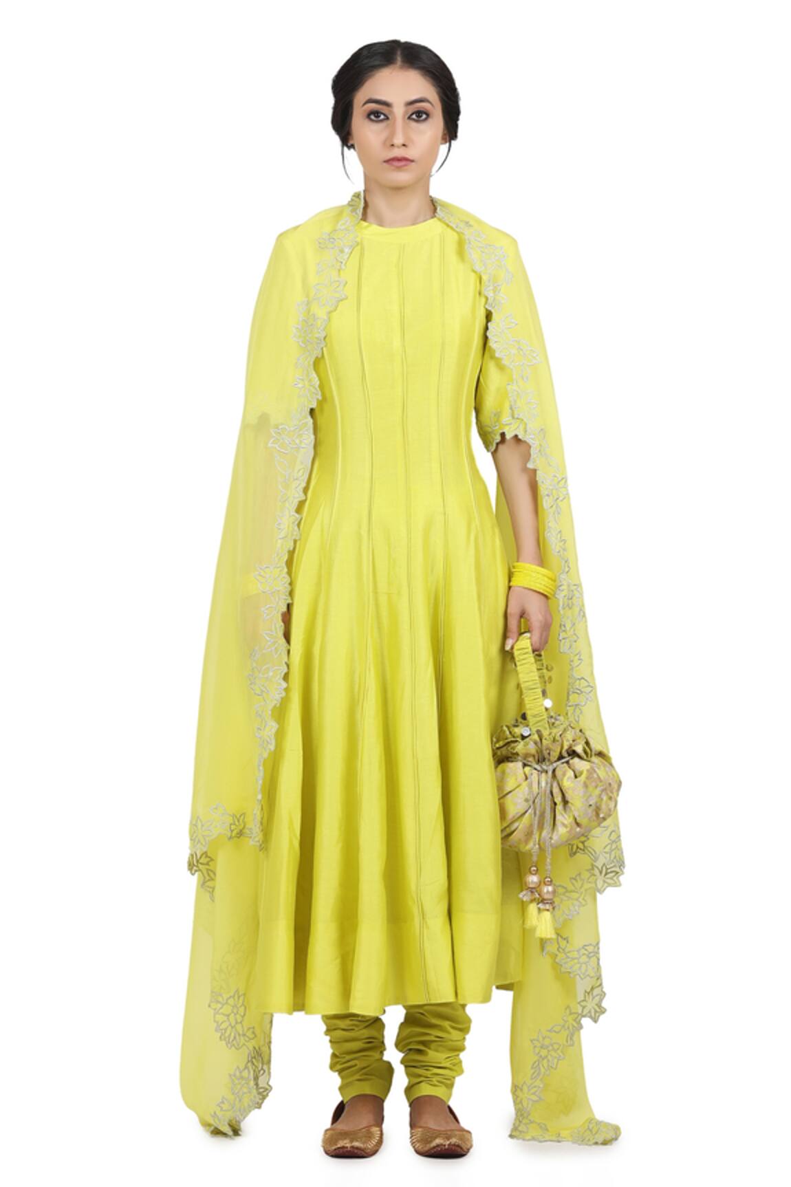 Seema Nanda Geet Embroidered Anarkali Set 