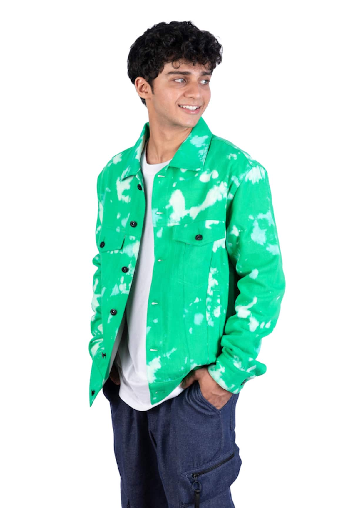 Theorem Cotton Tie Dye Jacket