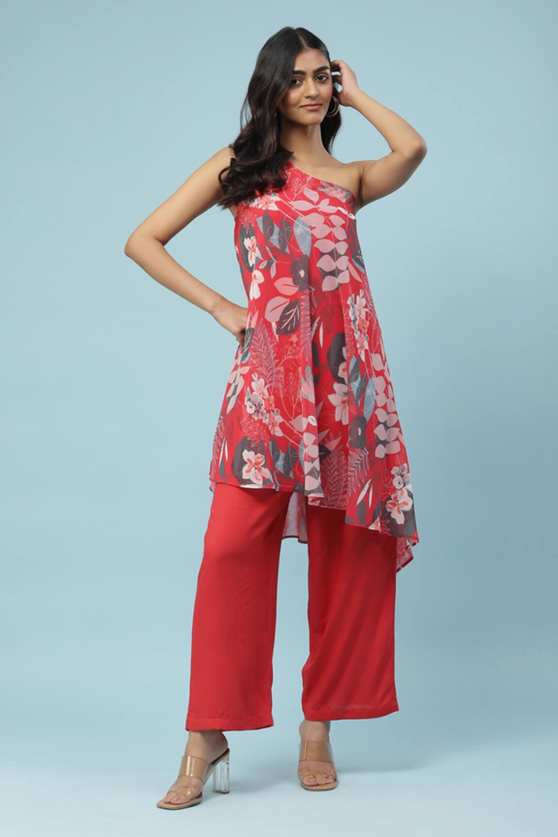 Aarke Ritu Kumar One Shoulder Kurta & Pant Set