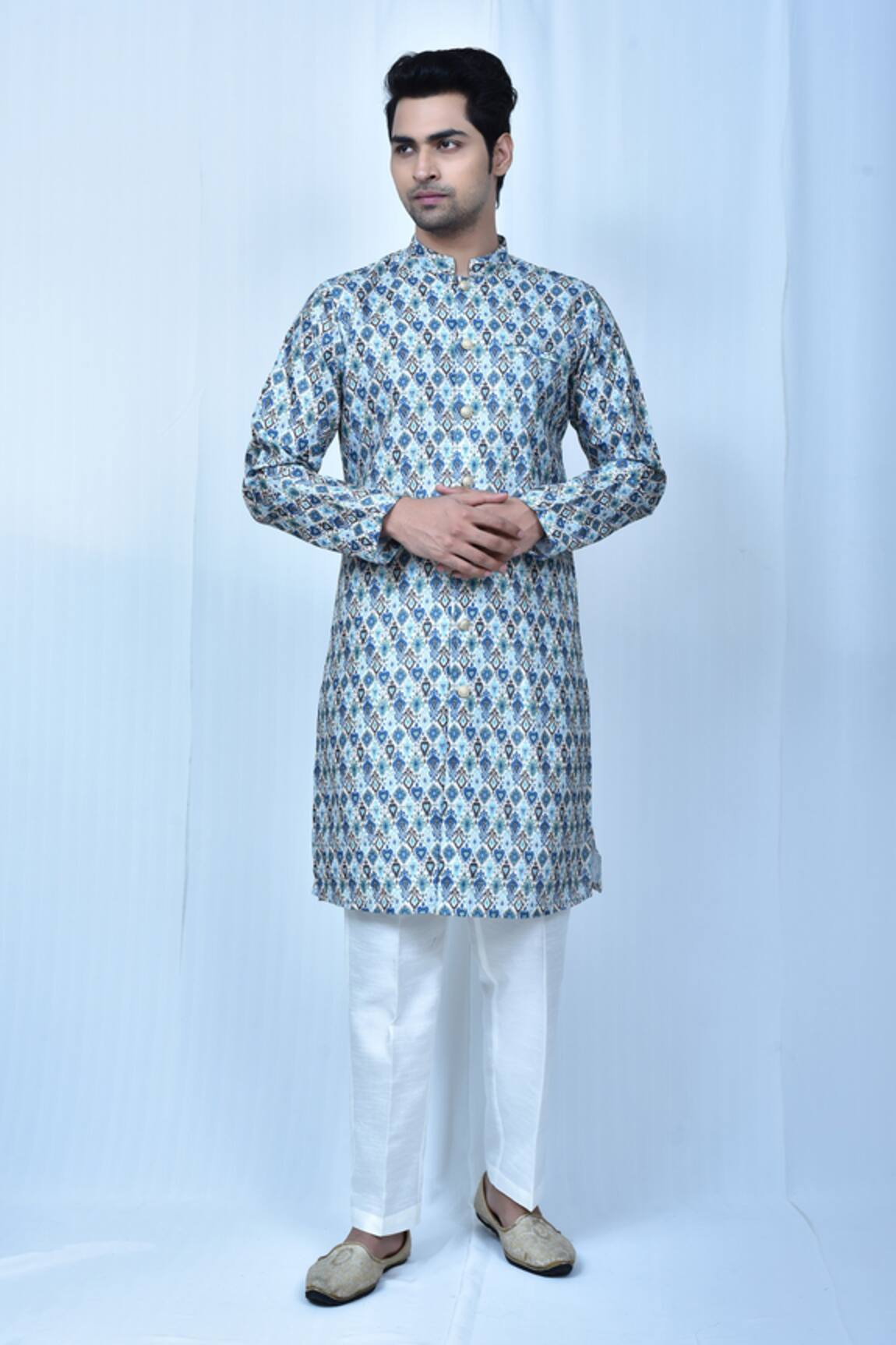 Samyukta Singhania Moroccan Print Kurta Set 