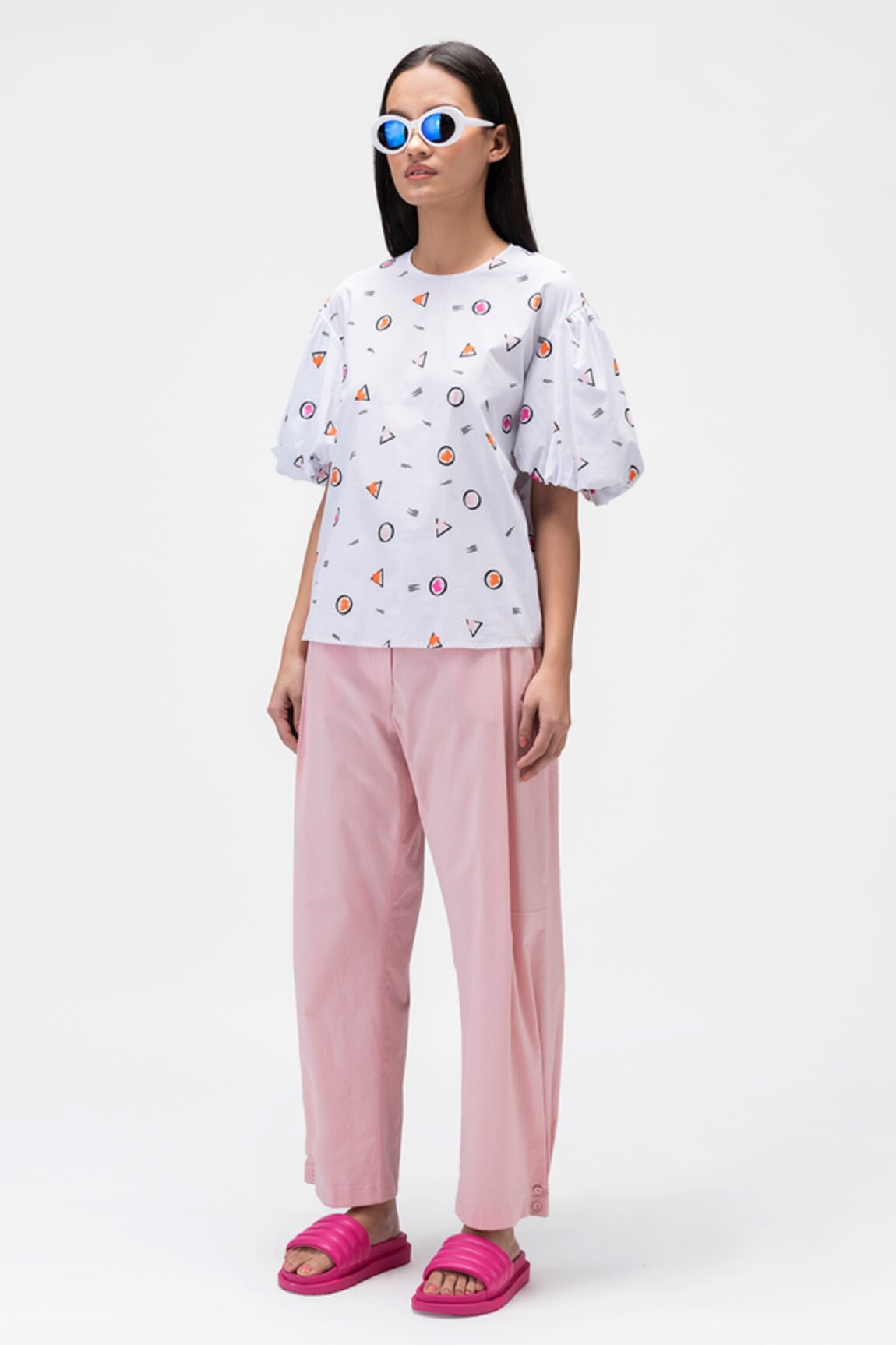 Genes Lecoanet Hemant Floral Iconography Print Top