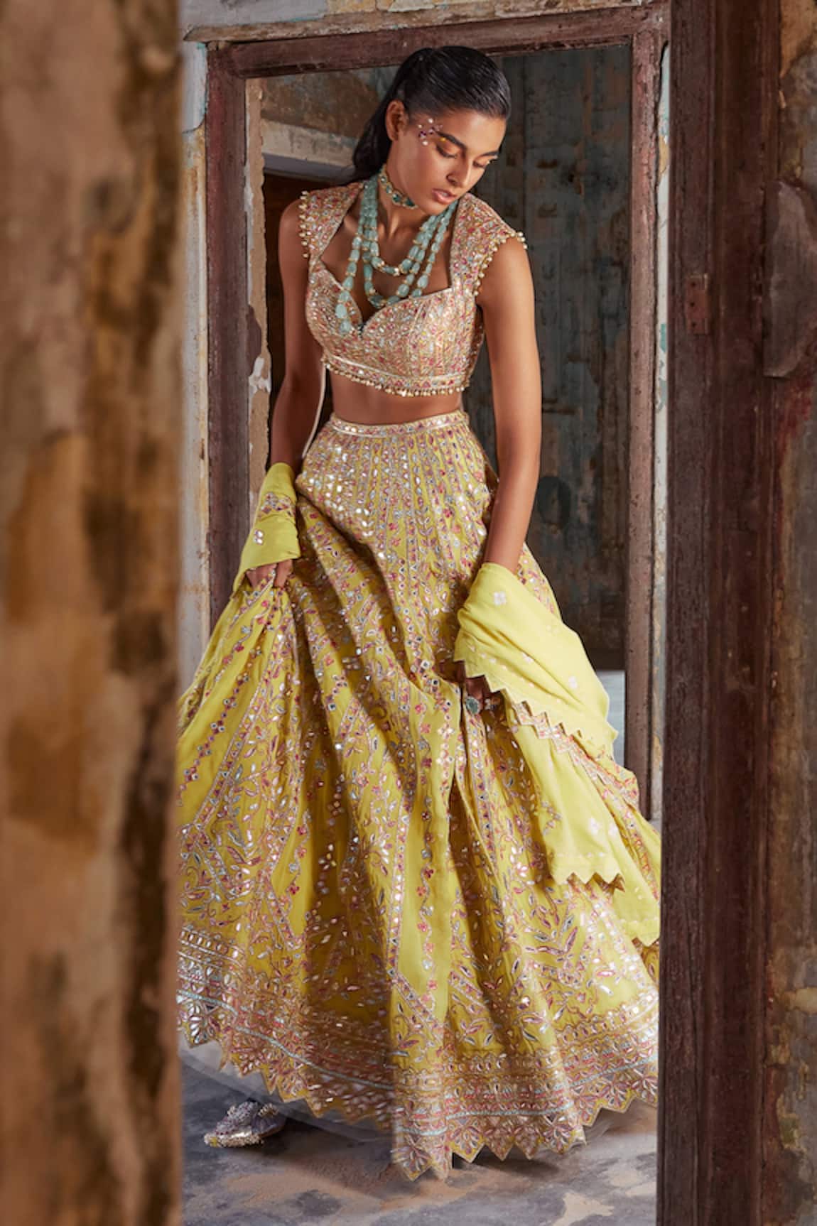 Tamanna Punjabi Kapoor Dori & Resham Embroidered Bridal Lehenga Set