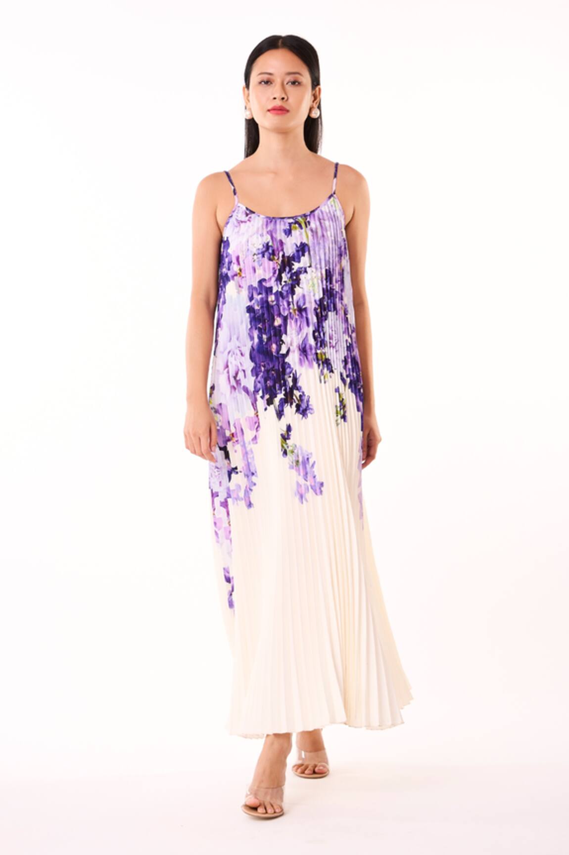 Scarlet Sage Olivia Floral Pattern Slip Dress