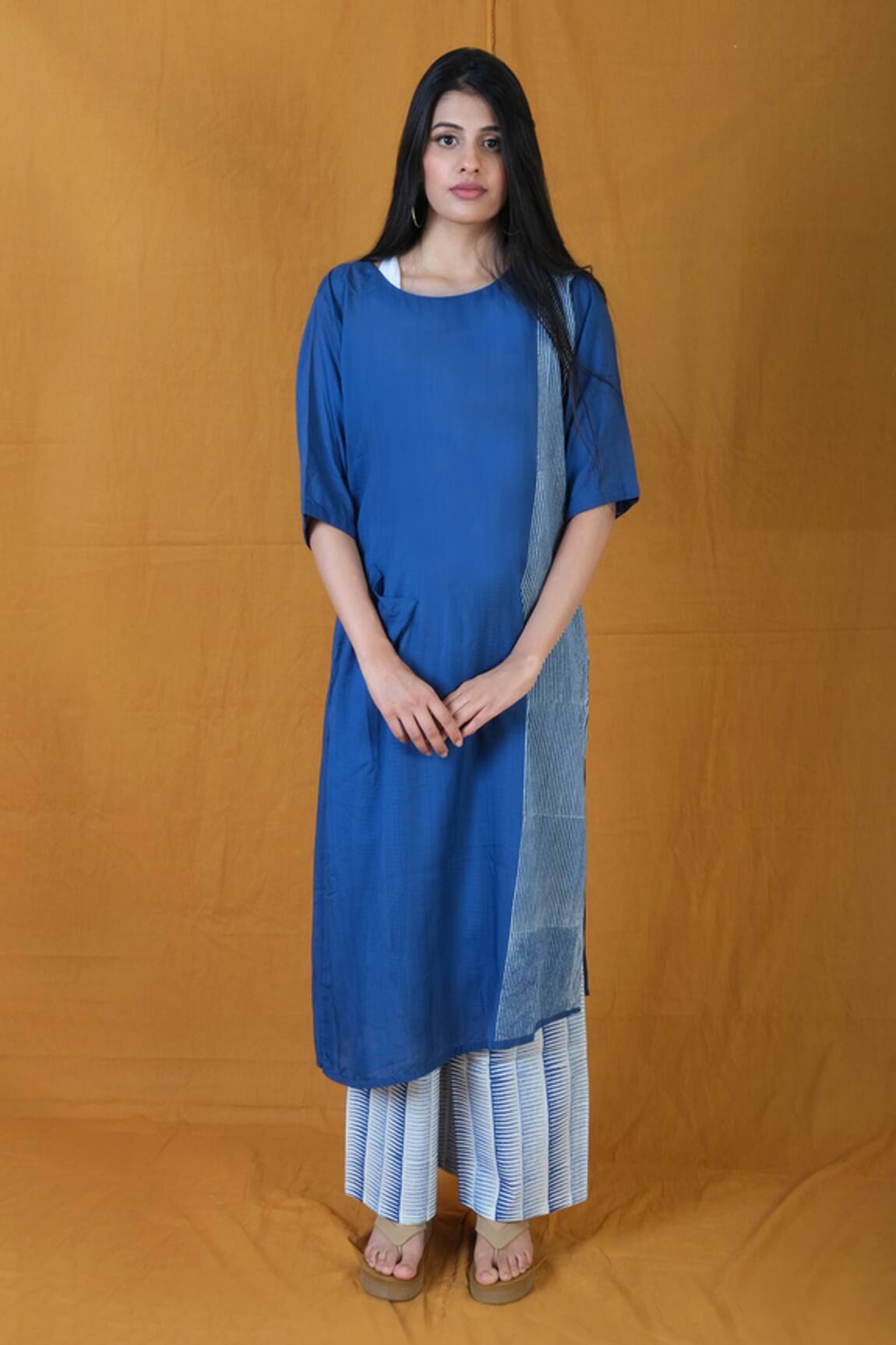 Banana Labs Spaced Cotton Printed Kurta & Pant Set