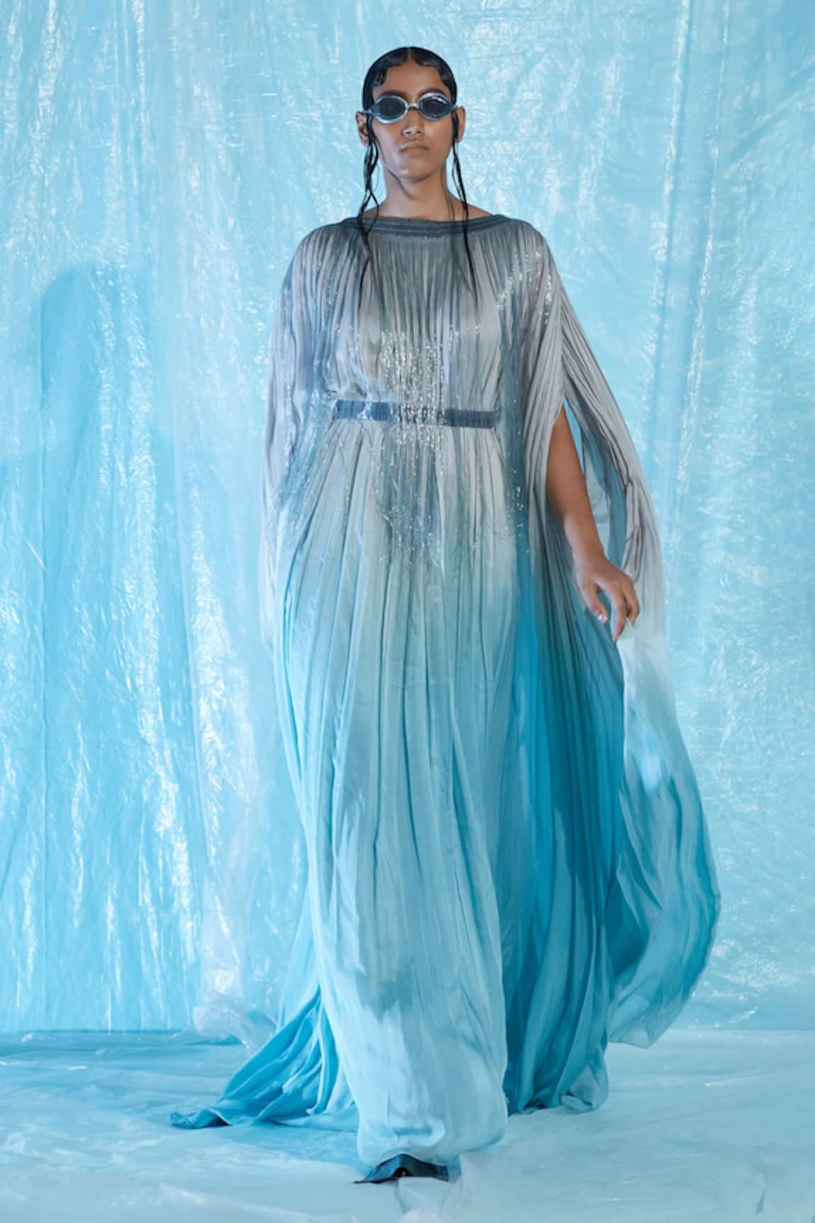 Akhl Hand Embroidered Kaftan