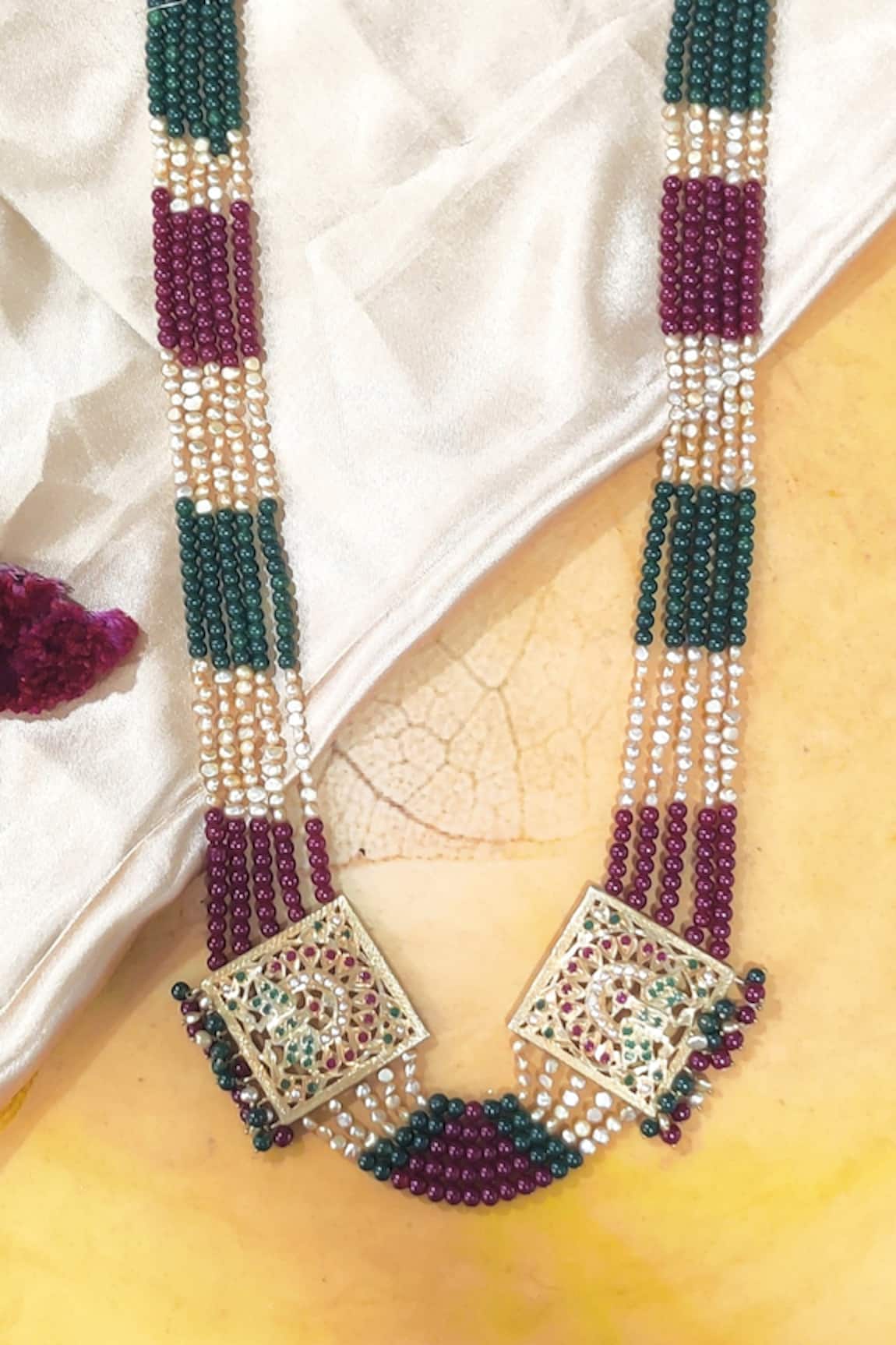 Devanshi Renu Jewels Multi String Beaded Necklace