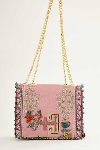 The Garnish Company Sakura Japanese Floral Print Sling Bag 