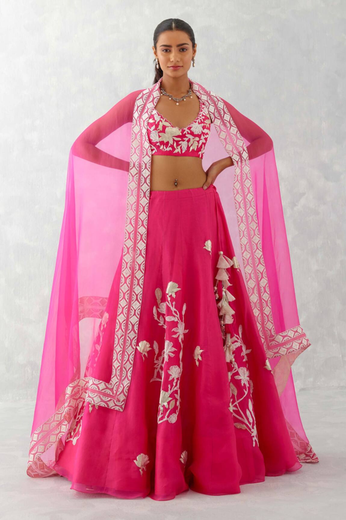 Devnaagri Floral Bloom Lehenga Set