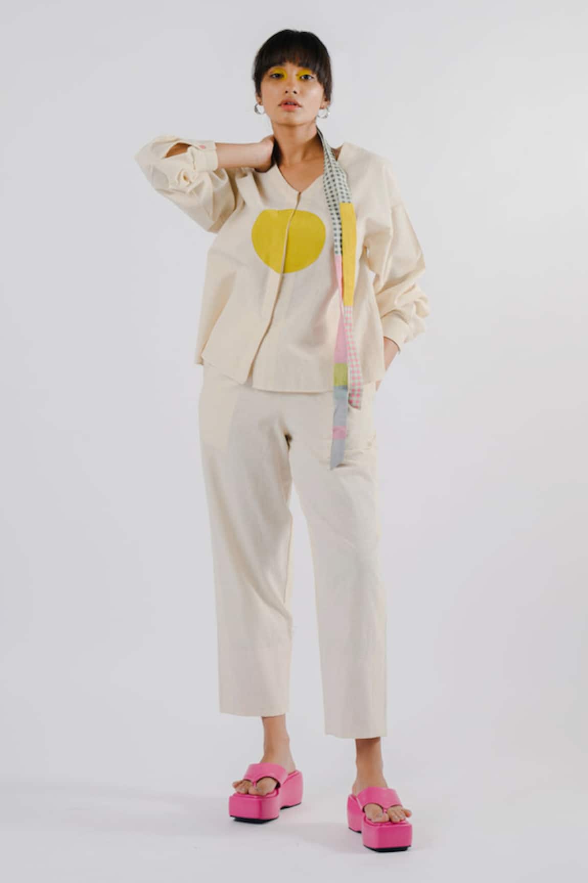 Tussah By Siddhi Shah Handloom Cotton Shirt & Pant Set