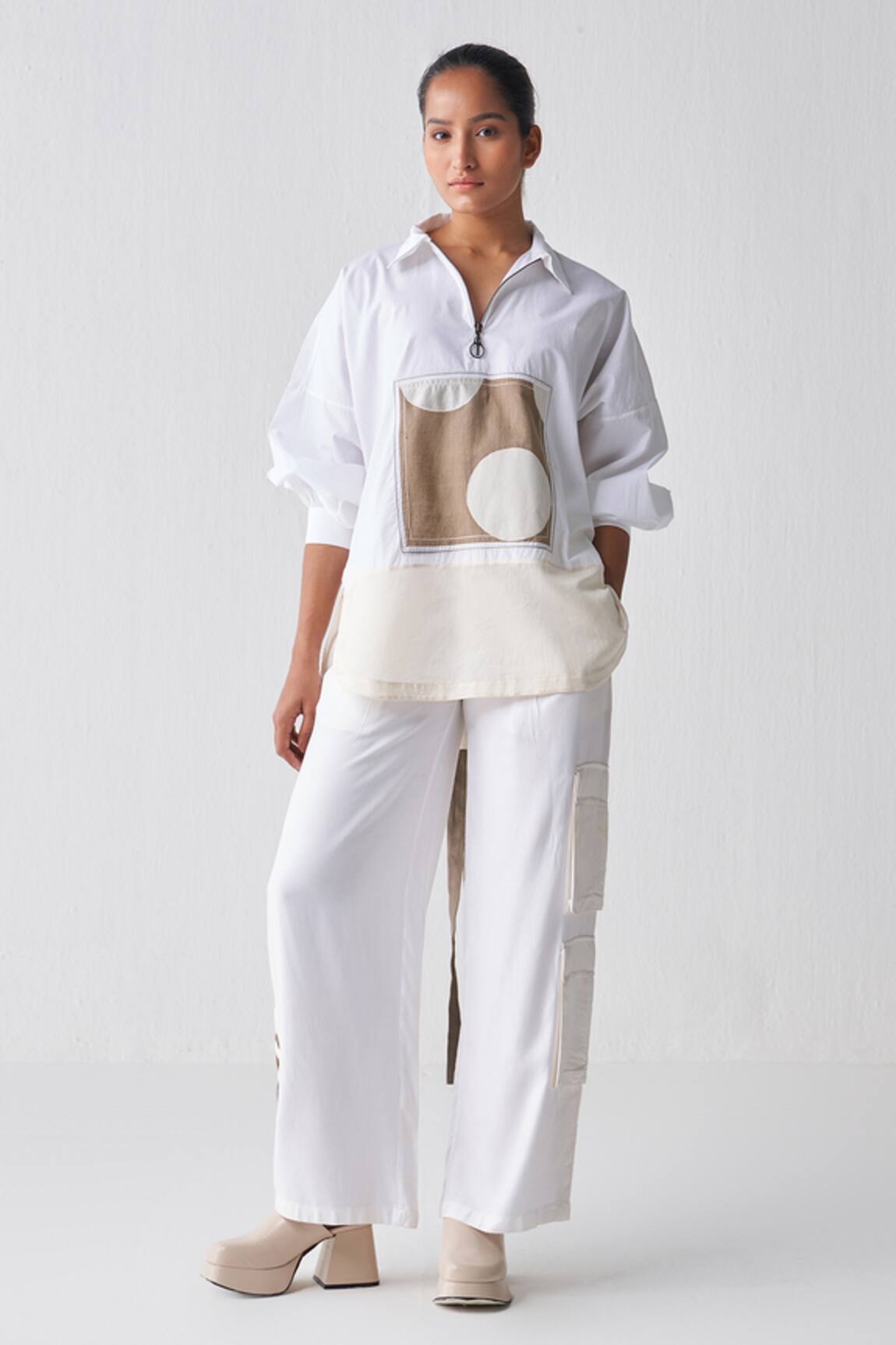 Three Fringe Detailed Cargo Pant