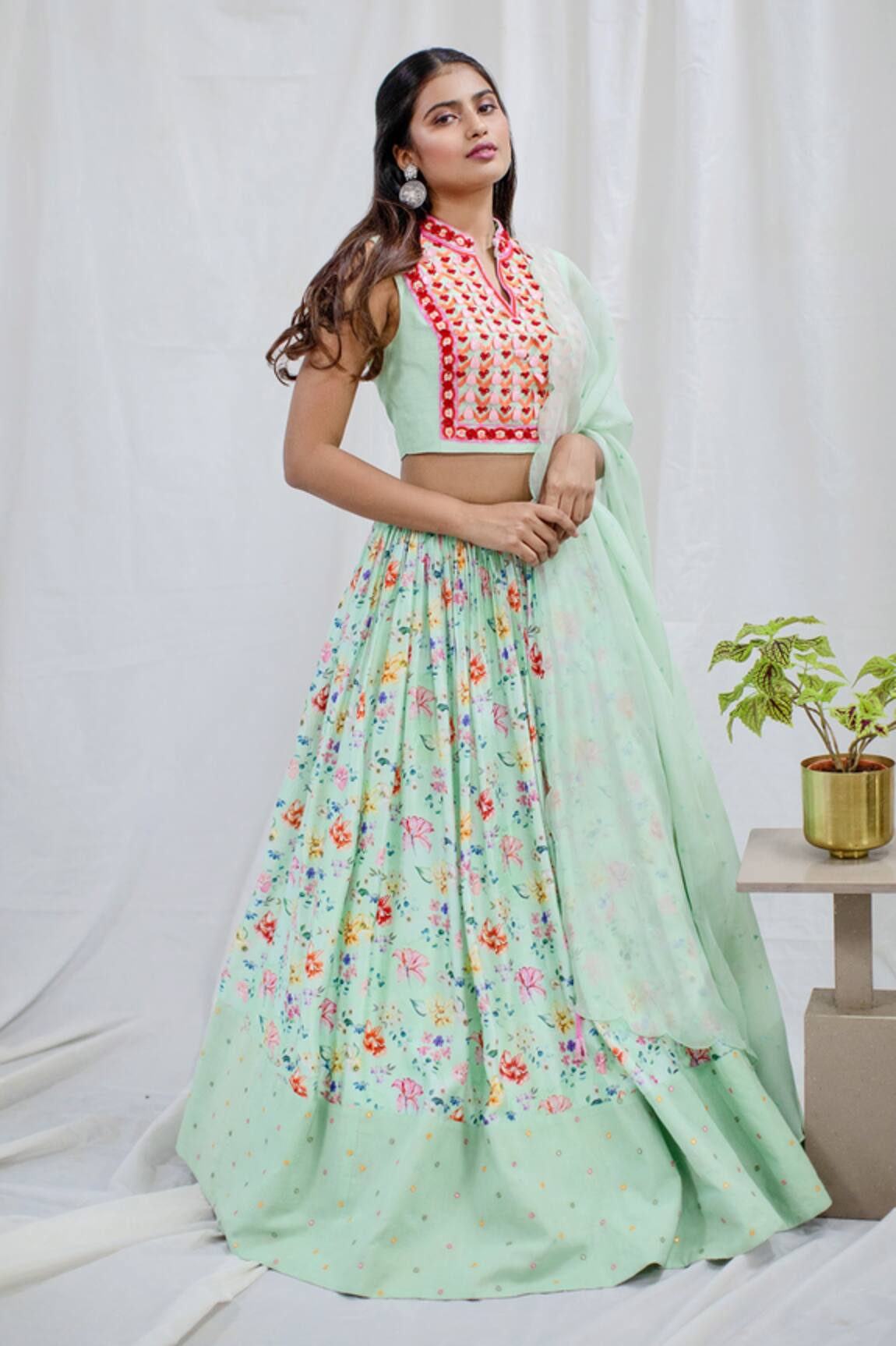 Shachi Sood Floral Pattern Lehenga Set 