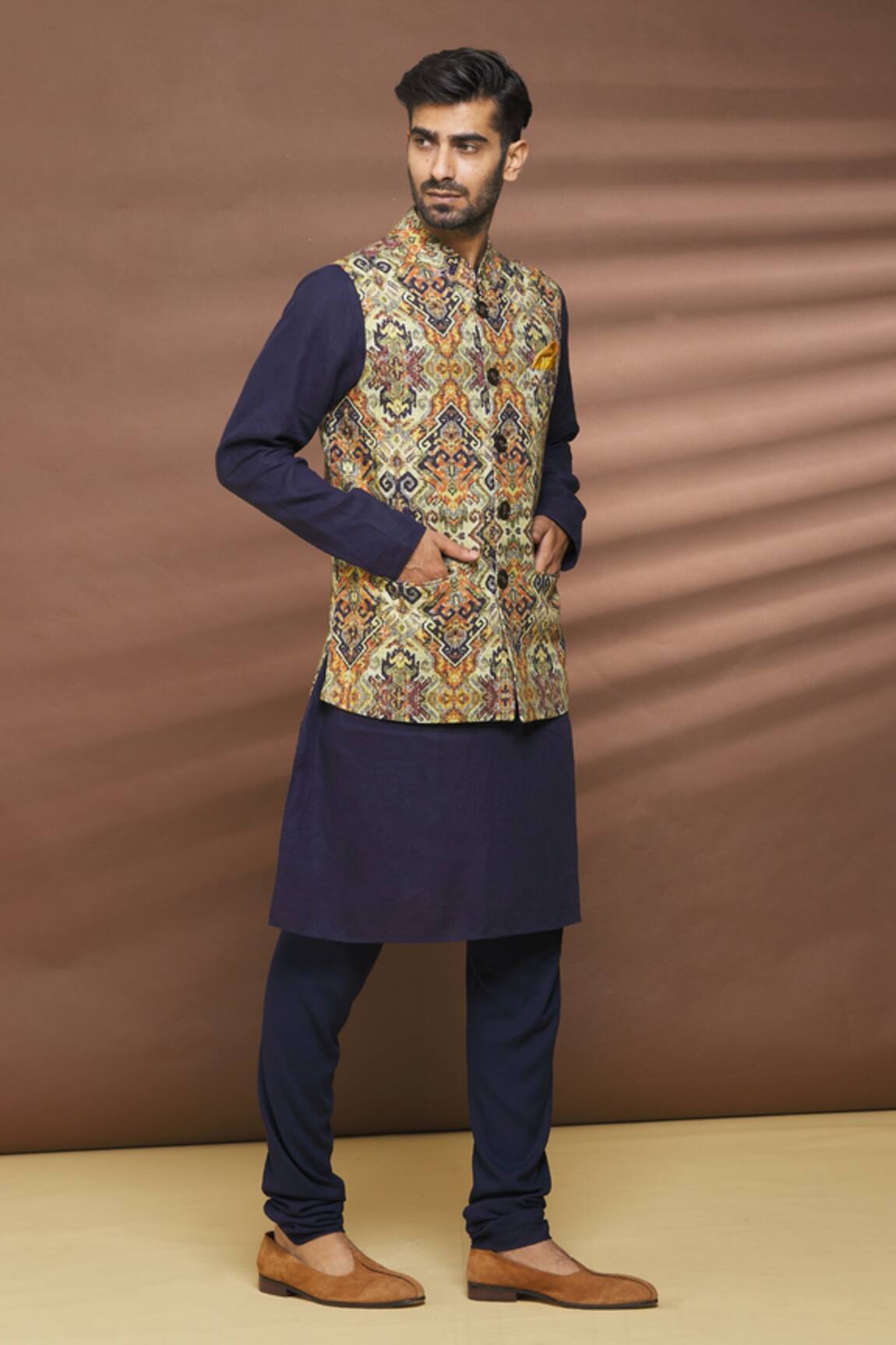 Linen Bloom Linen Aztec Print Bundi