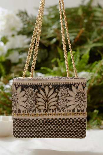 The Garnish Company Multani Printed Sling Bag 
