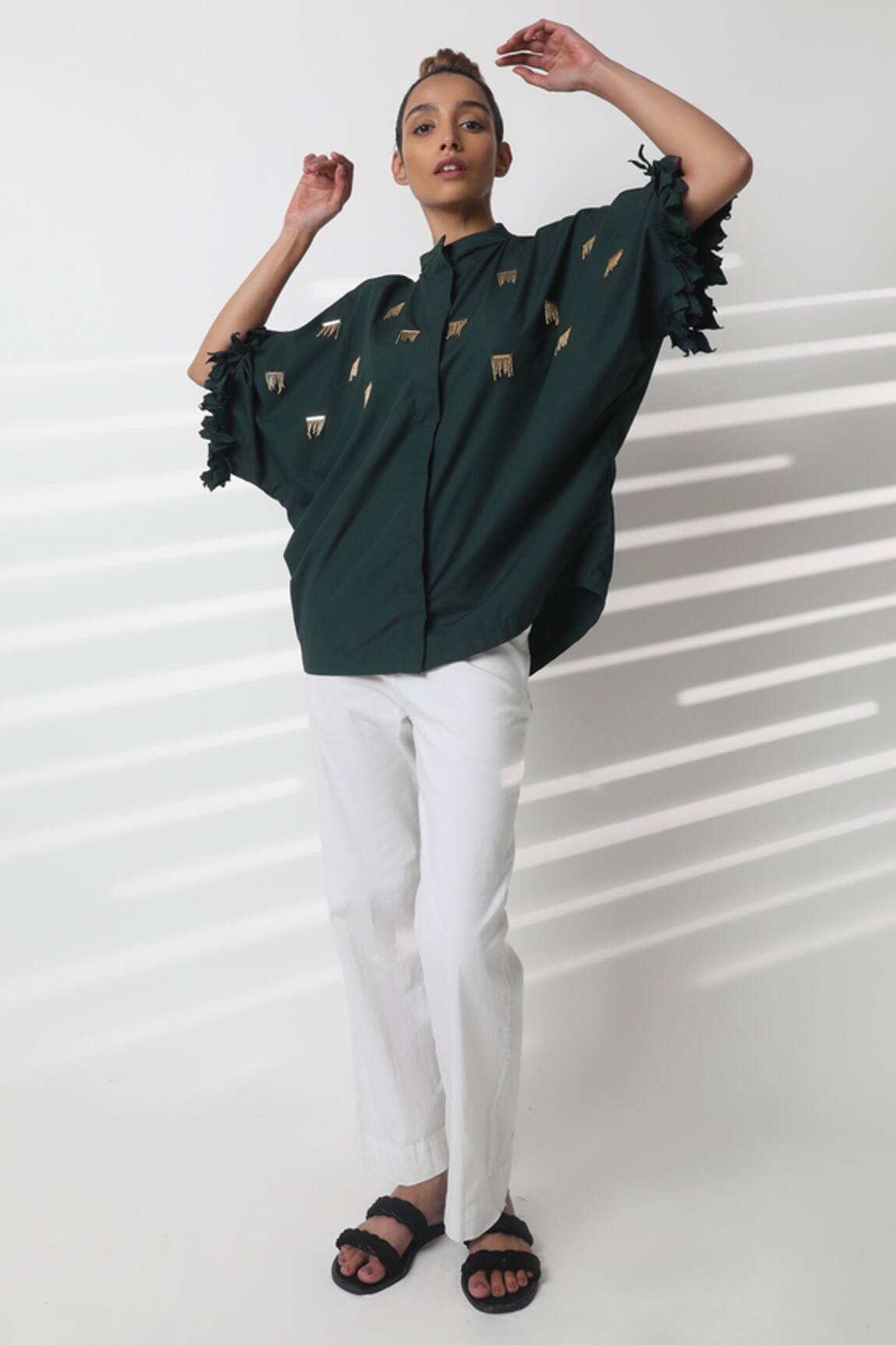 Studio Moda India Sway Work Kimono Shirt 