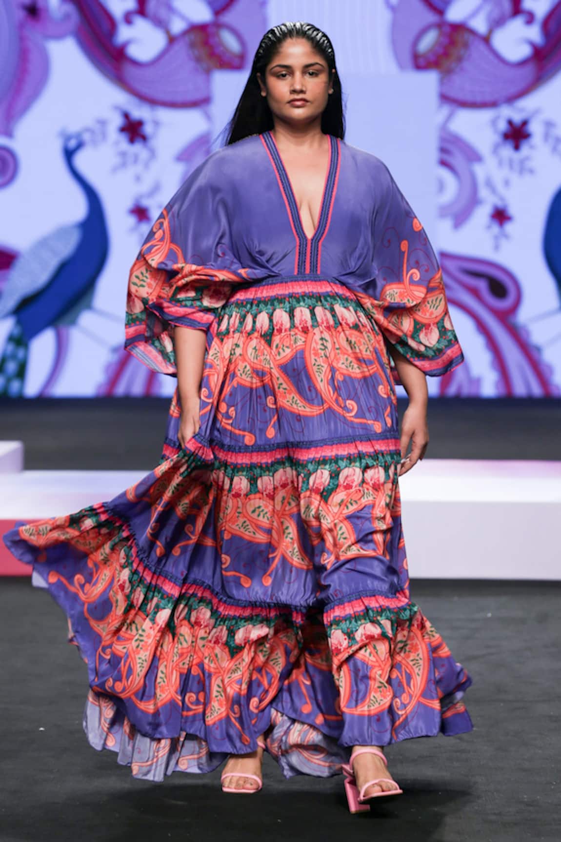 Limerick By Abirr N' Nanki Kian Paisley Print Dress