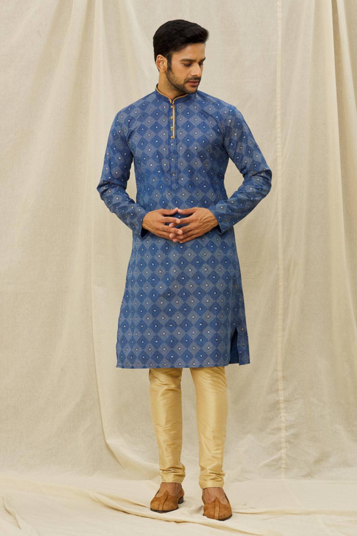Naintara Bajaj Pintucked Straight Kurta Set
